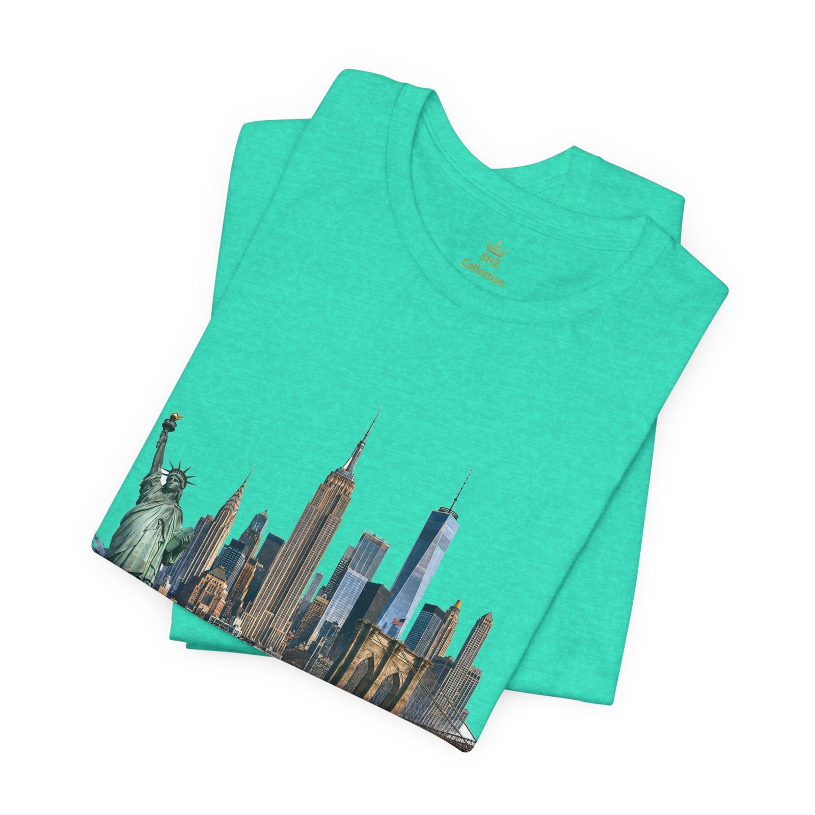 New York City Skyline Tee — Vintage Statue of Liberty & Manhattan Graphic T‑Shirt - Image 87