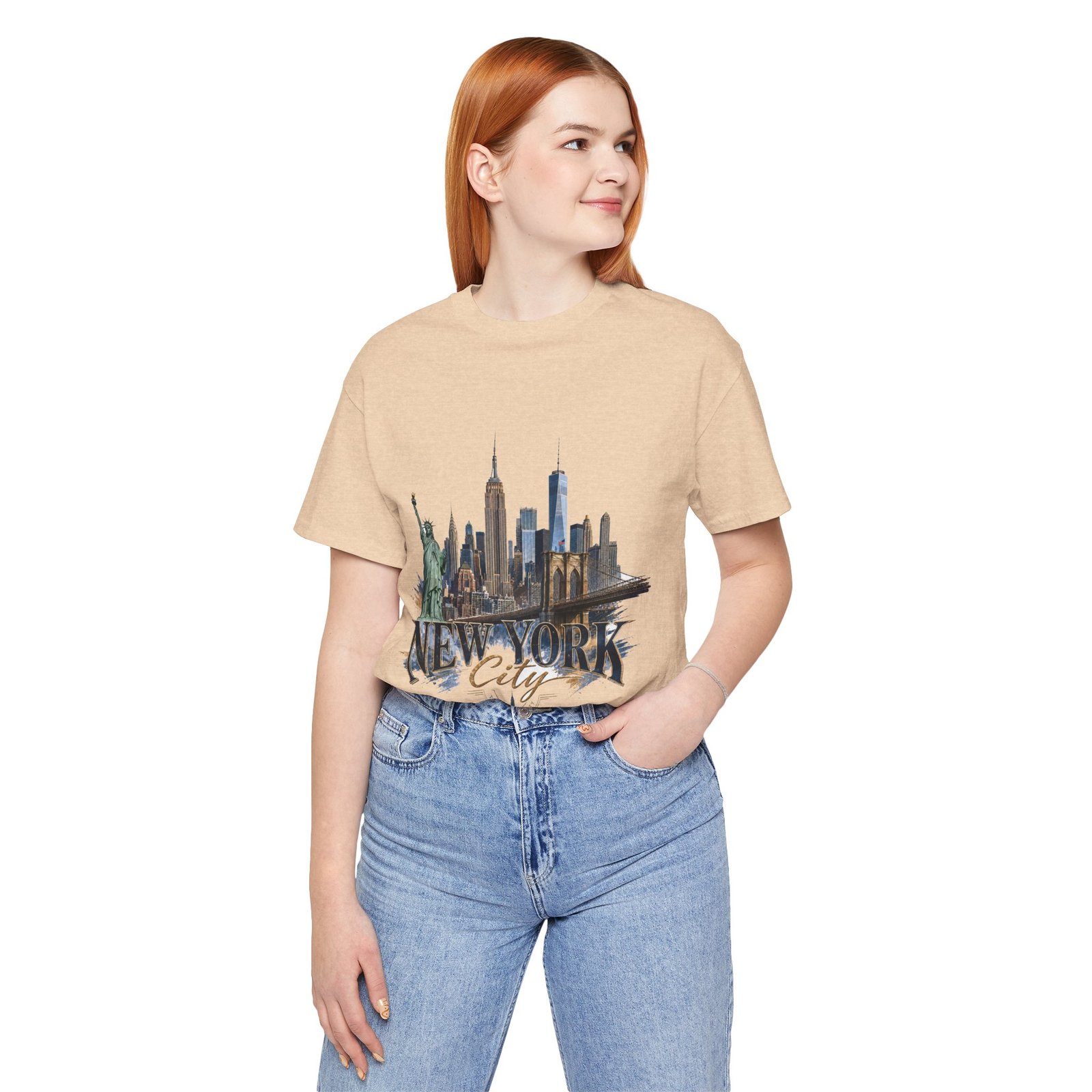 New York City Skyline Tee — Vintage Statue of Liberty & Manhattan Graphic T‑Shirt - Image 76