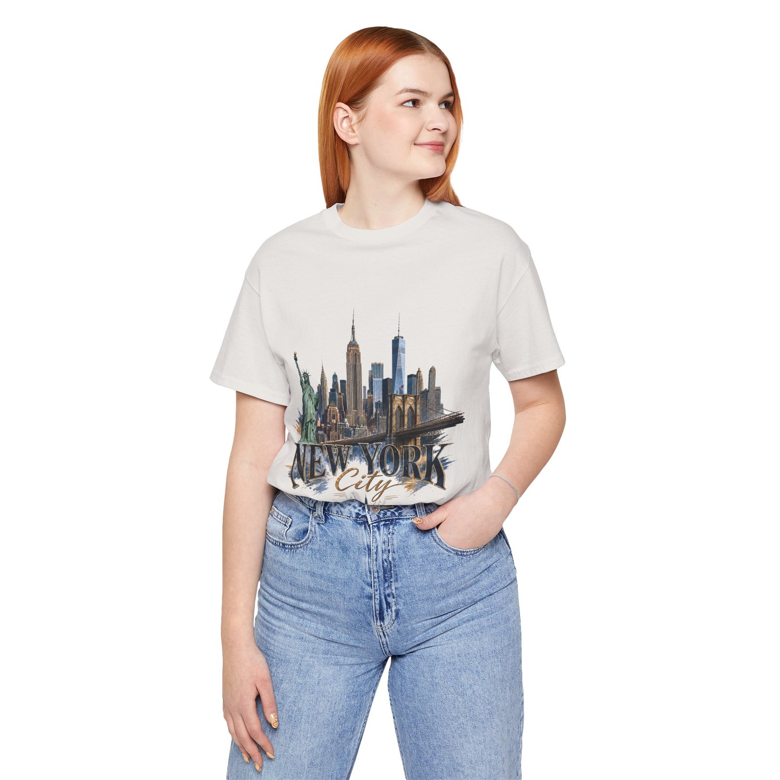 New York City Skyline Tee — Vintage Statue of Liberty & Manhattan Graphic T‑Shirt - Image 48