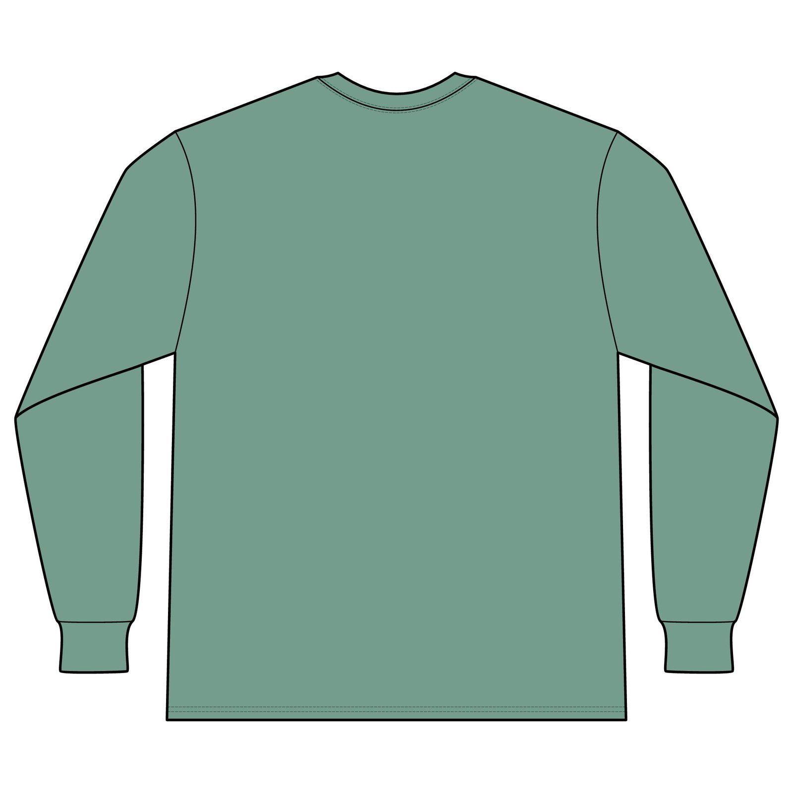 Forest Stream Long Sleeve Shirt — Tranquil Bamboo River Nature Tee - Image 6