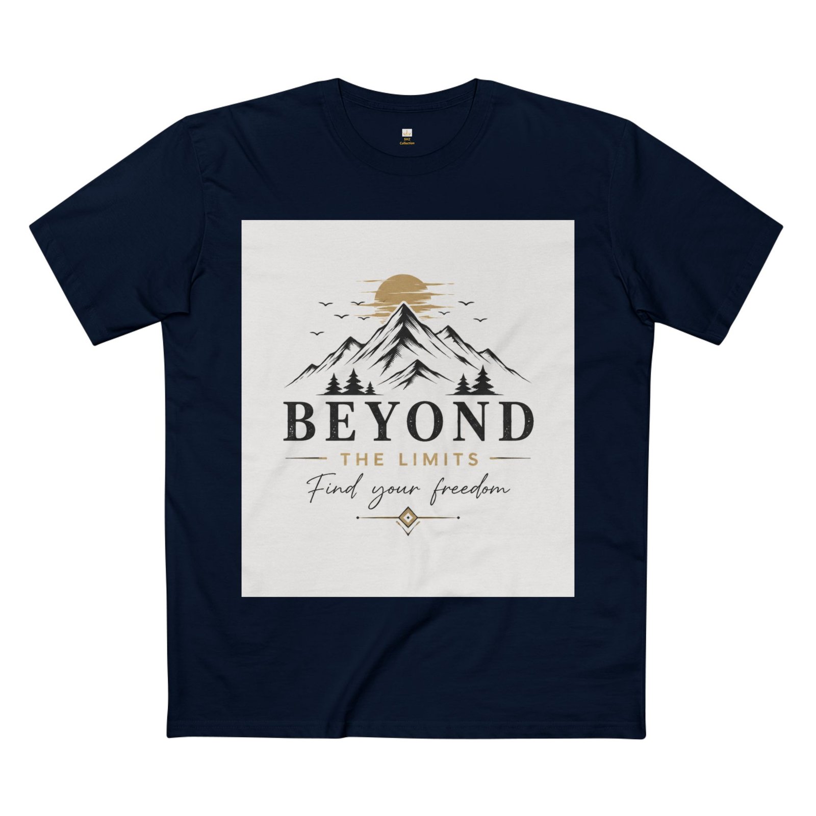 Beyond the Limits Mountain T-Shirt — "Find Your Freedom" Adventure Tee - Image 37
