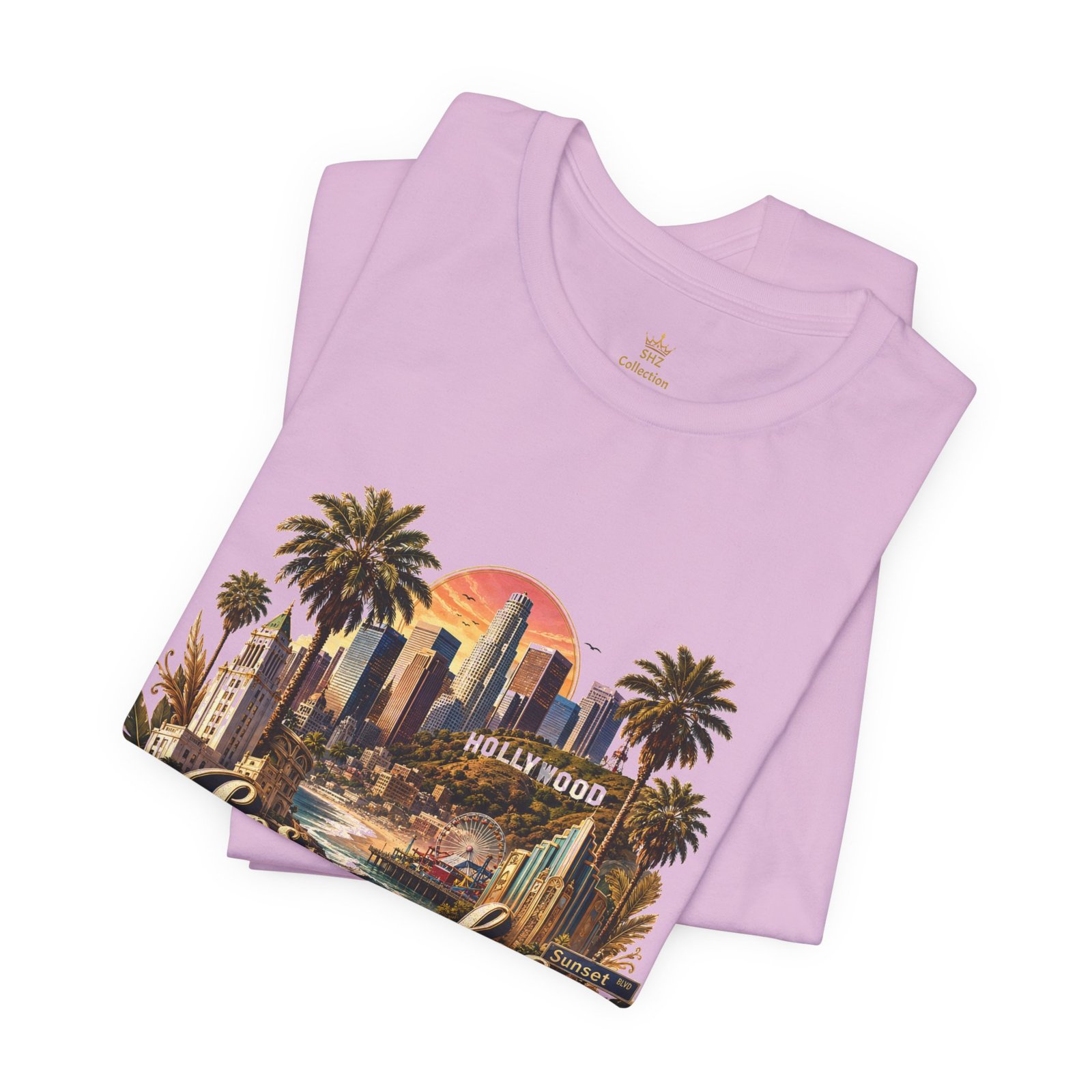 Los Angeles Vintage Skyline Tee — Retro Hollywood LA City T-Shirt - Image 91