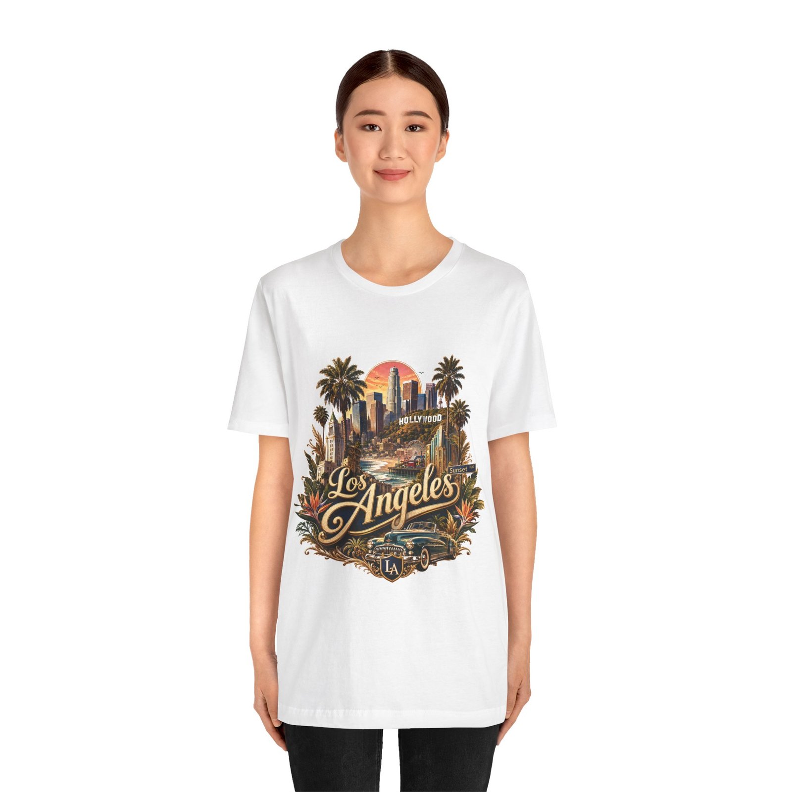 Los Angeles Vintage Skyline Tee — Retro Hollywood LA City T-Shirt - Image 21