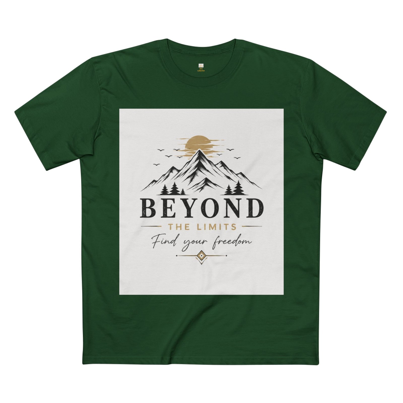 Beyond the Limits Mountain T-Shirt — "Find Your Freedom" Adventure Tee - Image 25