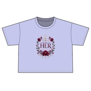 Her Floral Crest Boxy Tee