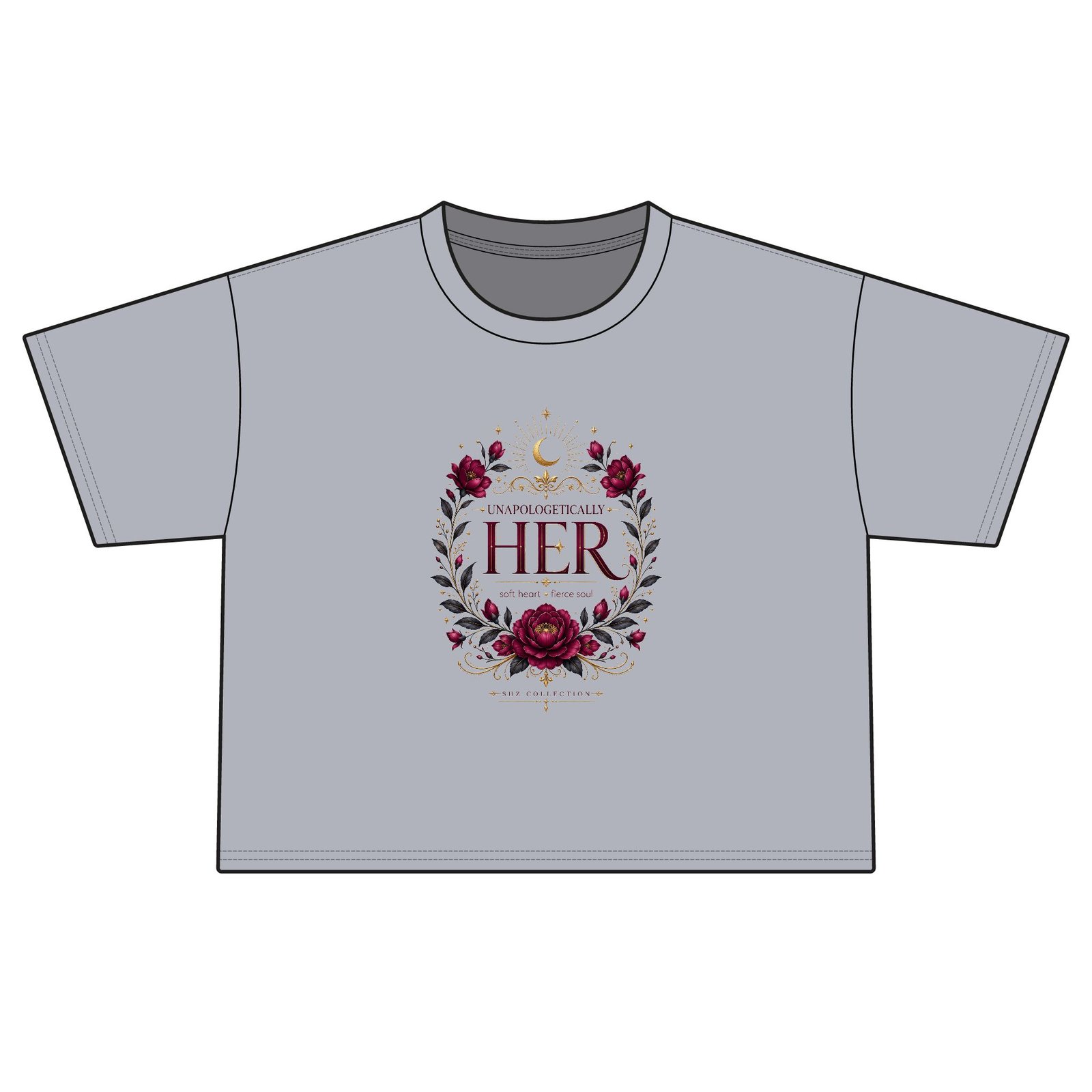 Her Floral Crest Boxy Tee - Image 13