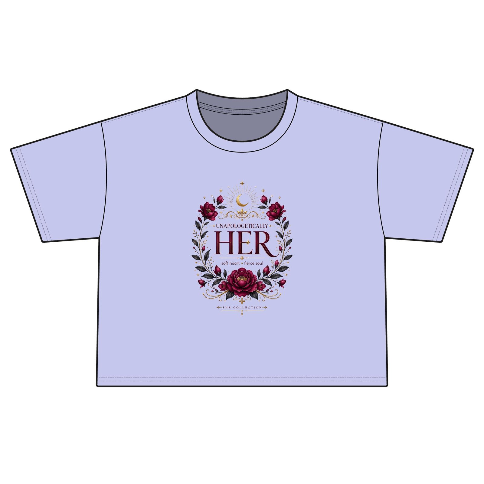 Her Floral Crest Boxy Tee