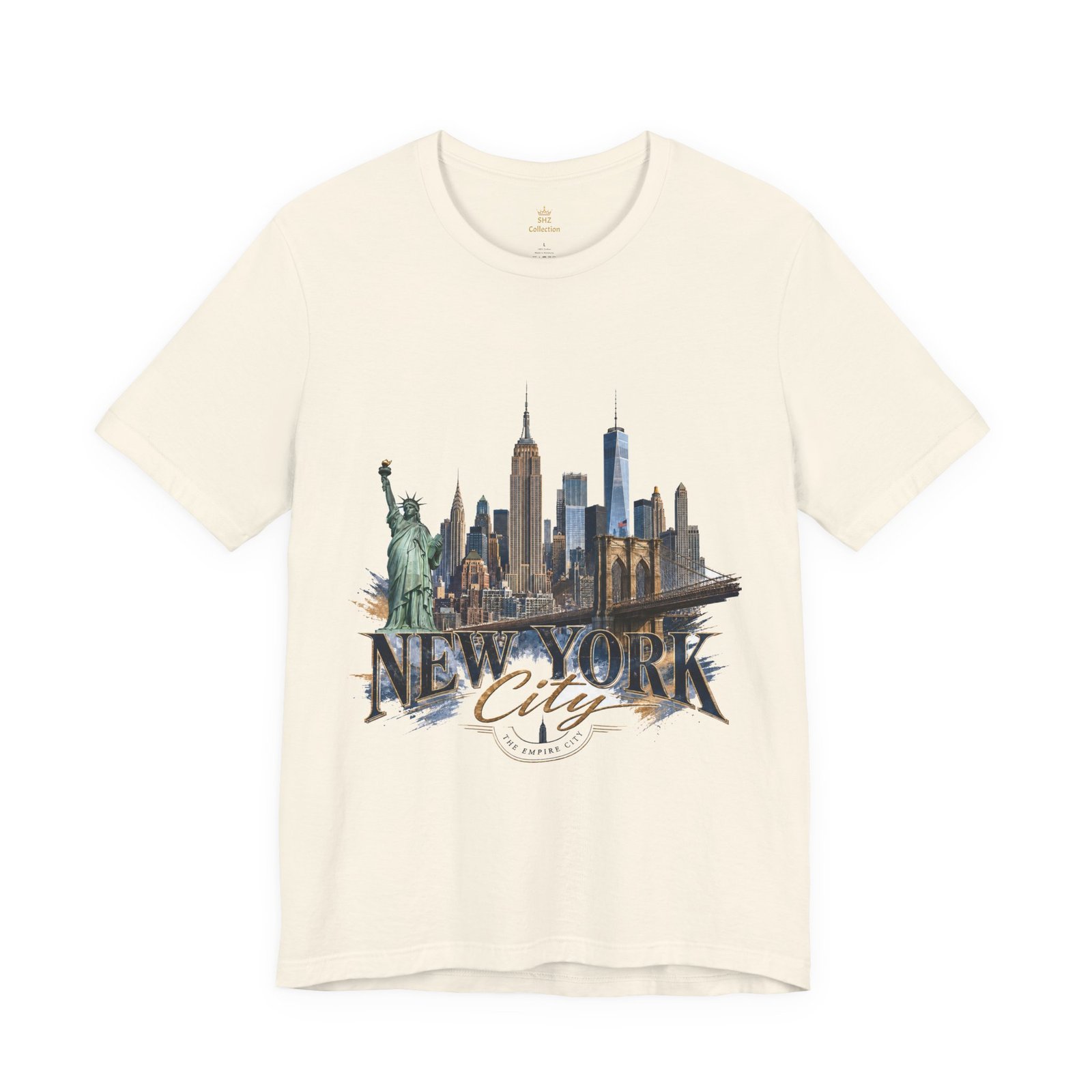 New York City Skyline Tee — Vintage Statue of Liberty & Manhattan Graphic T‑Shirt - Image 8