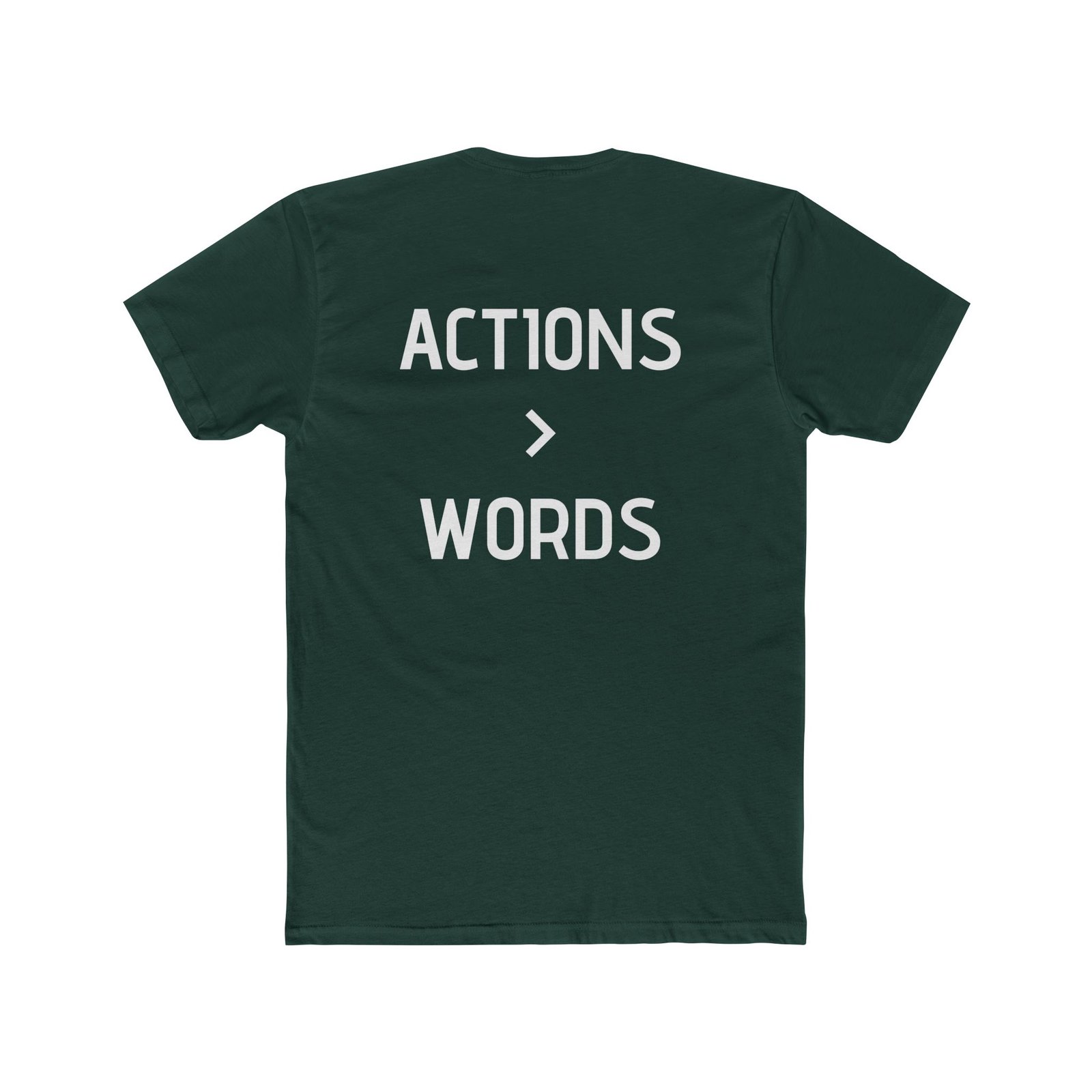 My Life Graphic Tee — "Actions > Words" Motivational Cotton T-Shirt - Image 26