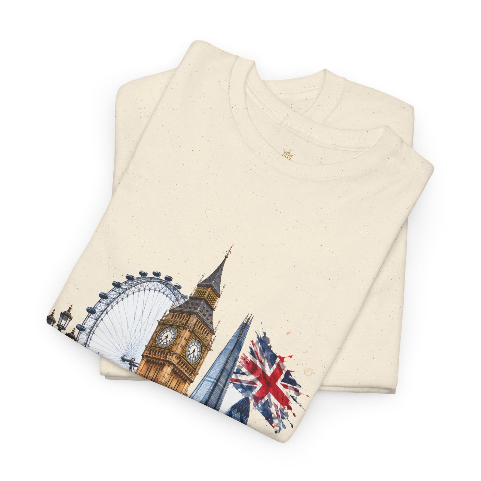 London Cityscape T‑Shirt — Big Ben, London Eye & Union Jack Graphic Tee - Image 11