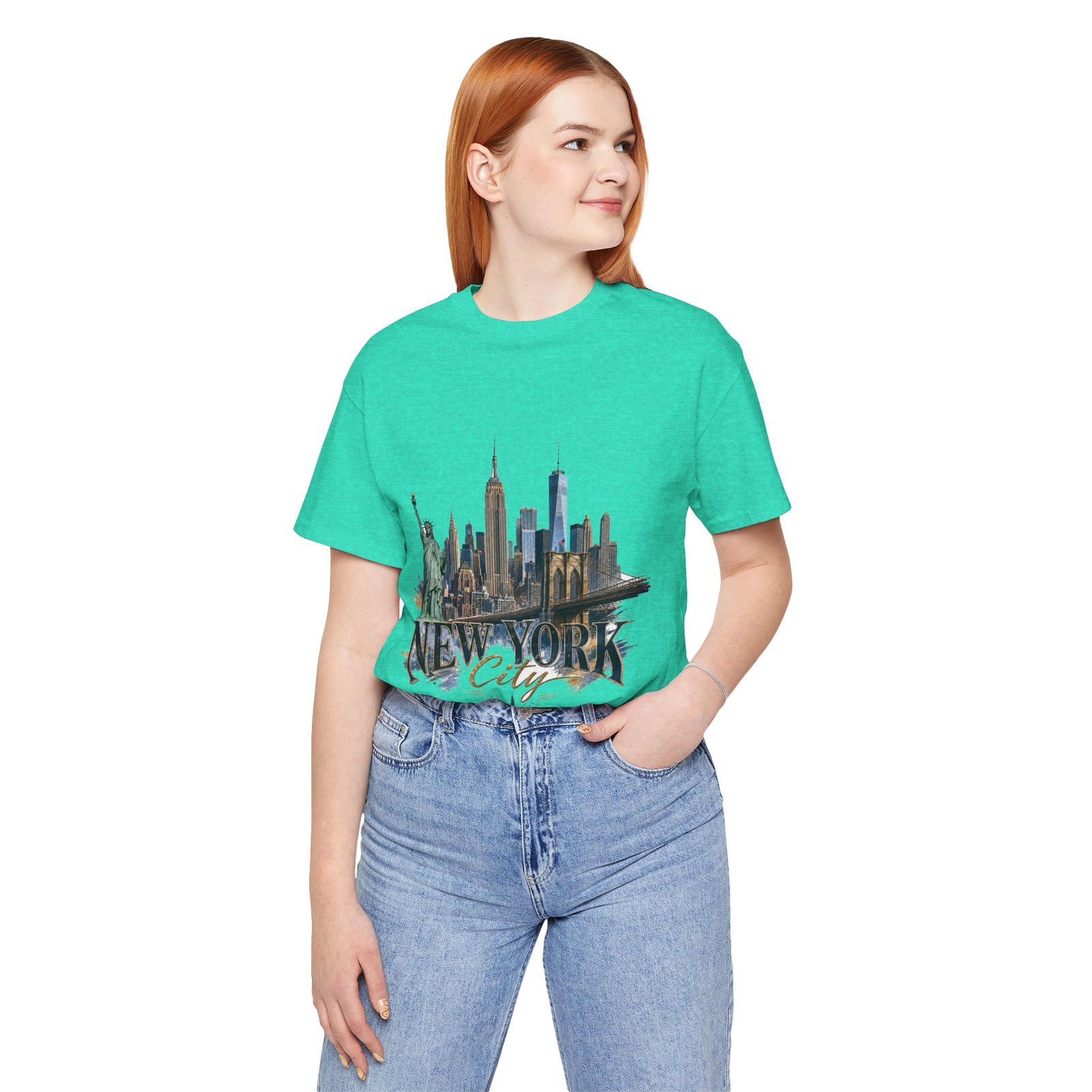 New York City Skyline Tee — Vintage Statue of Liberty & Manhattan Graphic T‑Shirt - Image 90