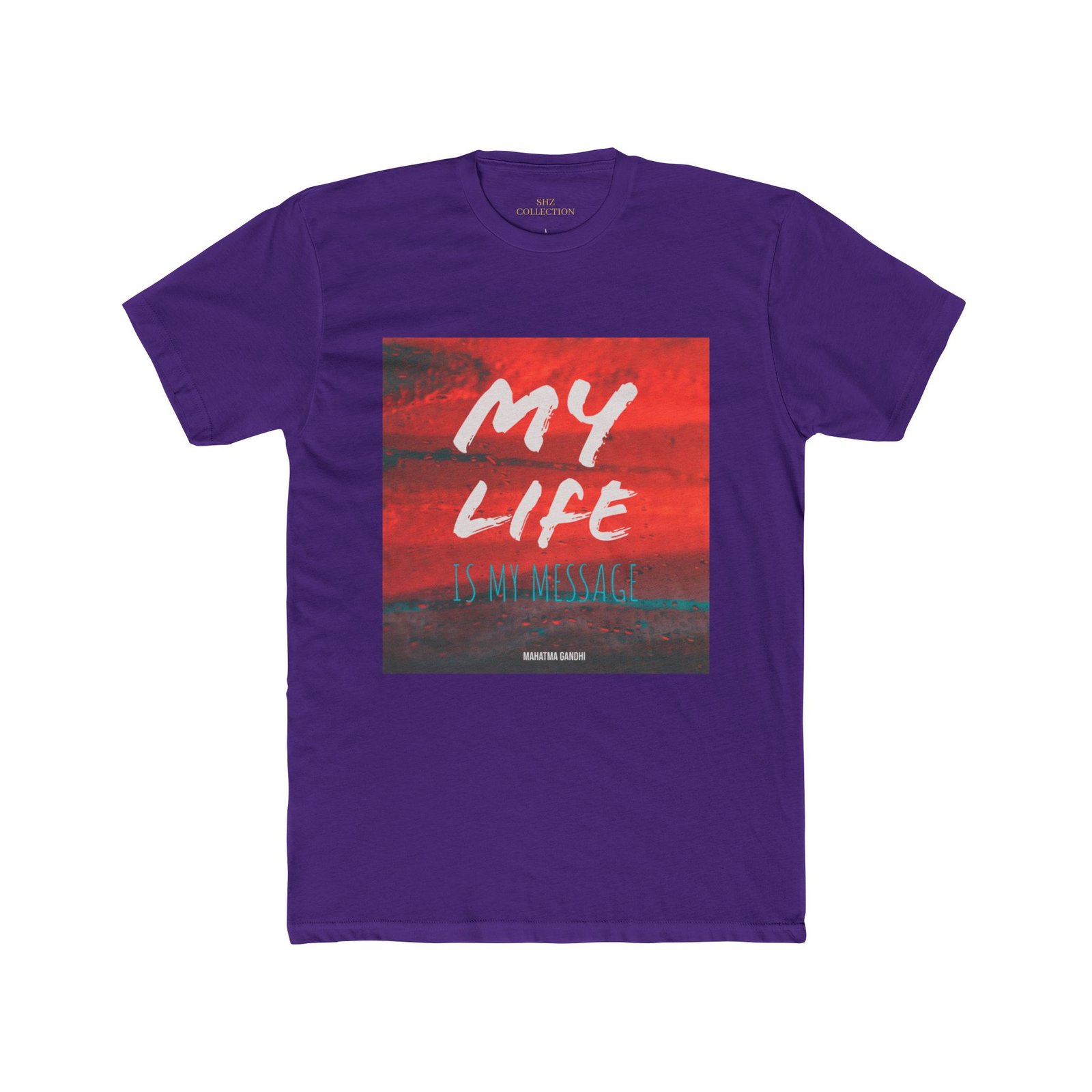 My Life Graphic Tee — "Actions > Words" Motivational Cotton T-Shirt - Image 10
