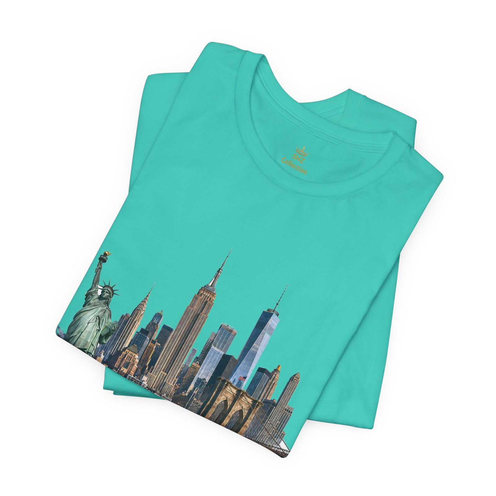 New York City Skyline Tee — Vintage Statue of Liberty & Manhattan Graphic T‑Shirt - Image 80