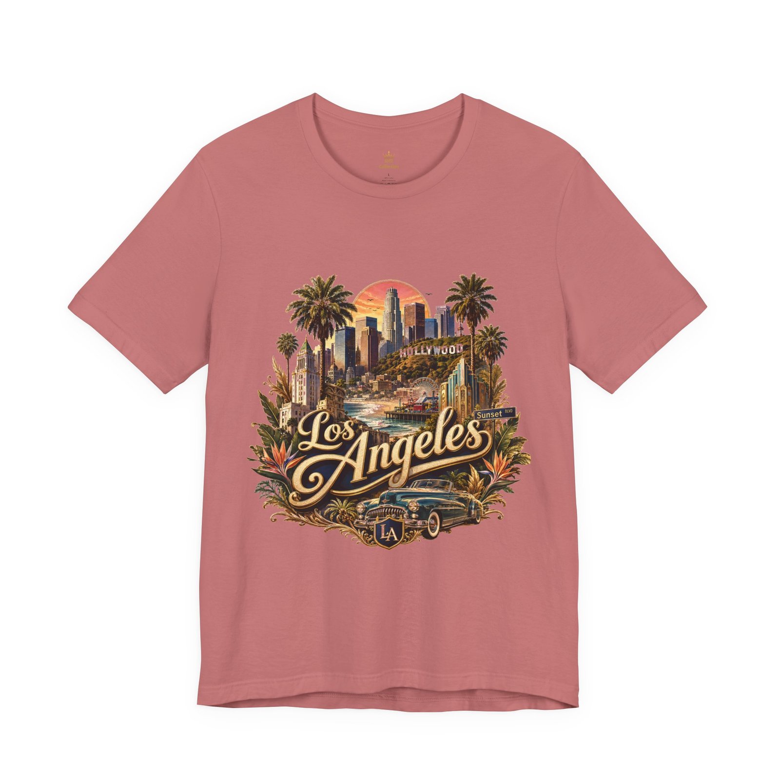 Los Angeles Vintage Skyline Tee — Retro Hollywood LA City T-Shirt - Image 9