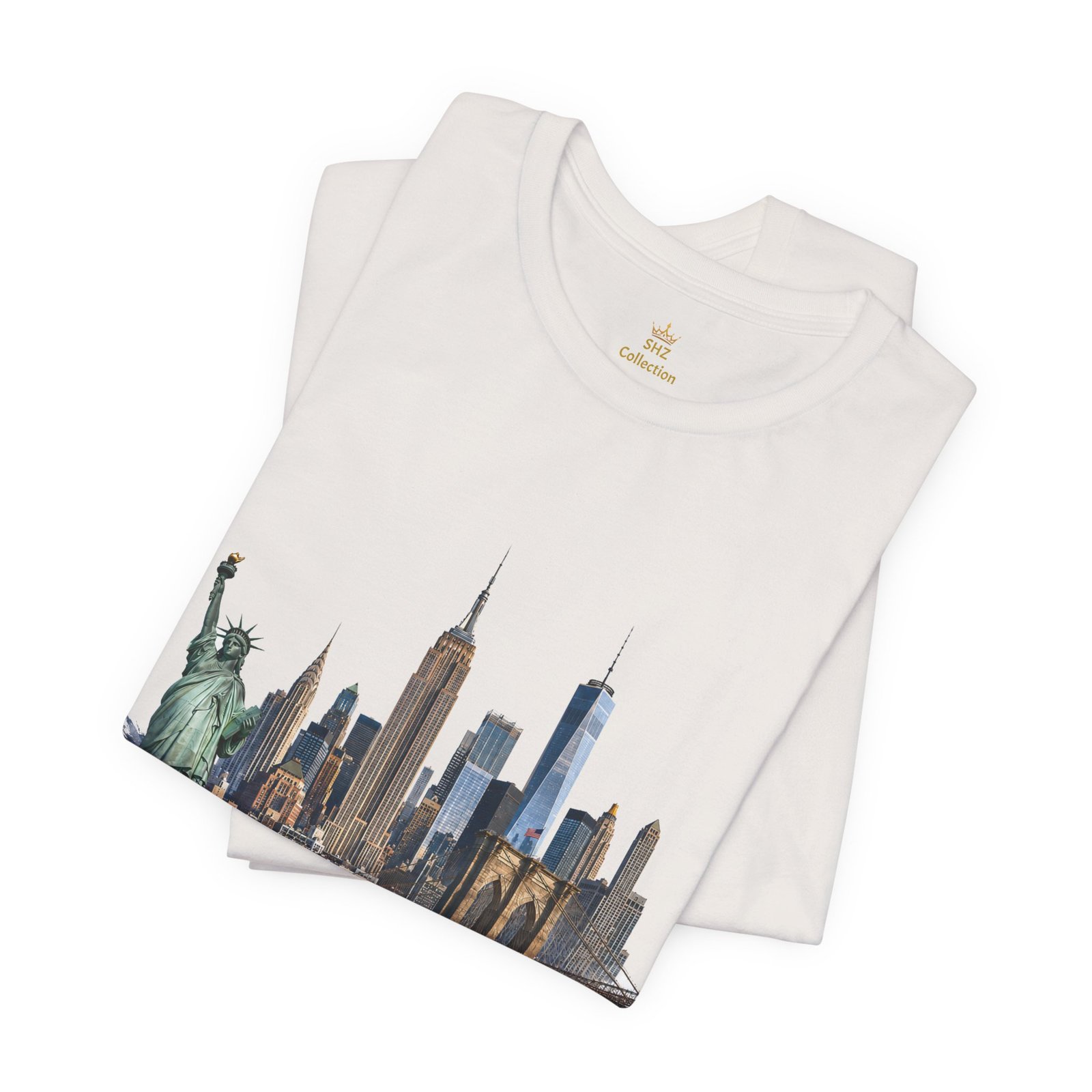 New York City Skyline Tee — Vintage Statue of Liberty & Manhattan Graphic T‑Shirt - Image 45