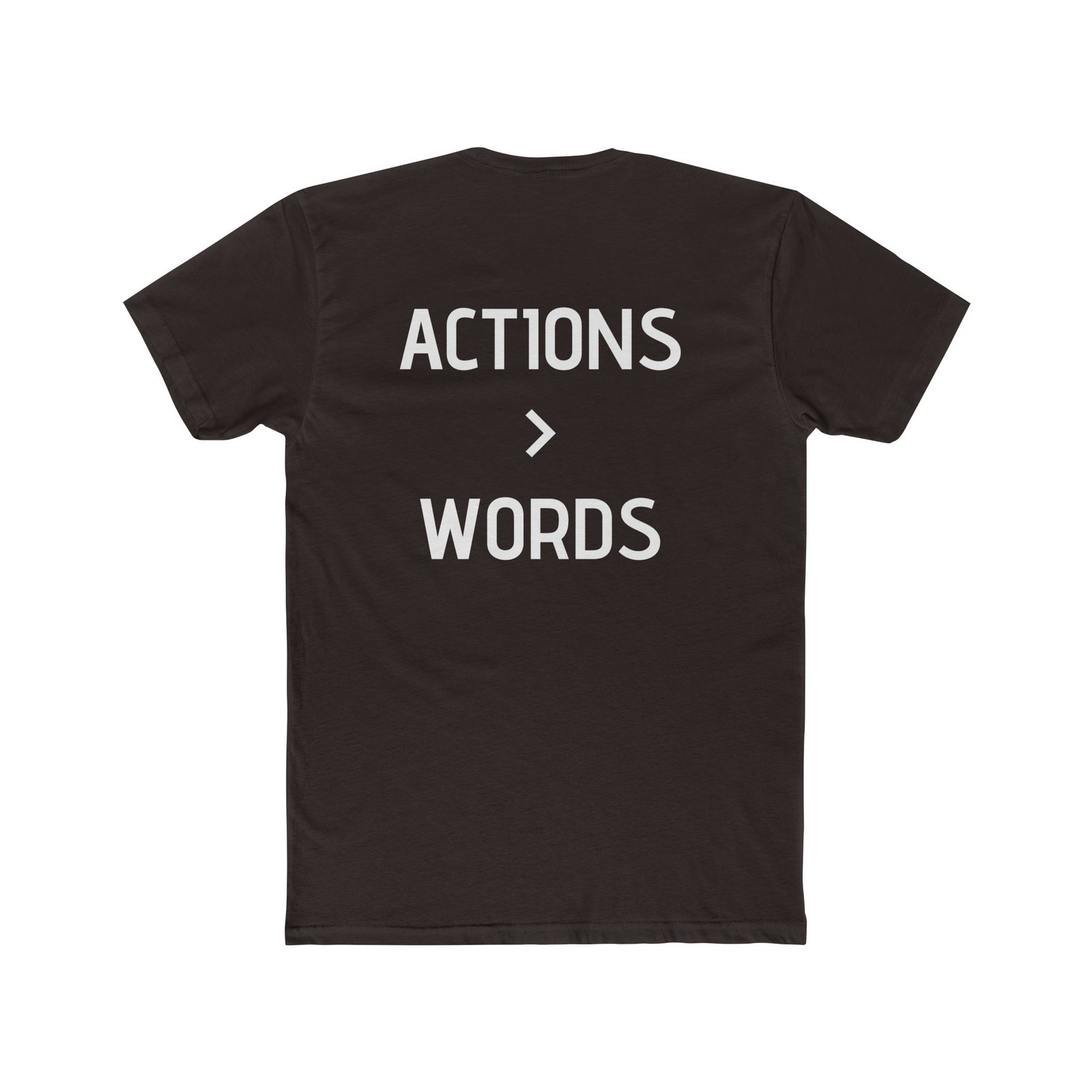My Life Graphic Tee — "Actions > Words" Motivational Cotton T-Shirt - Image 23