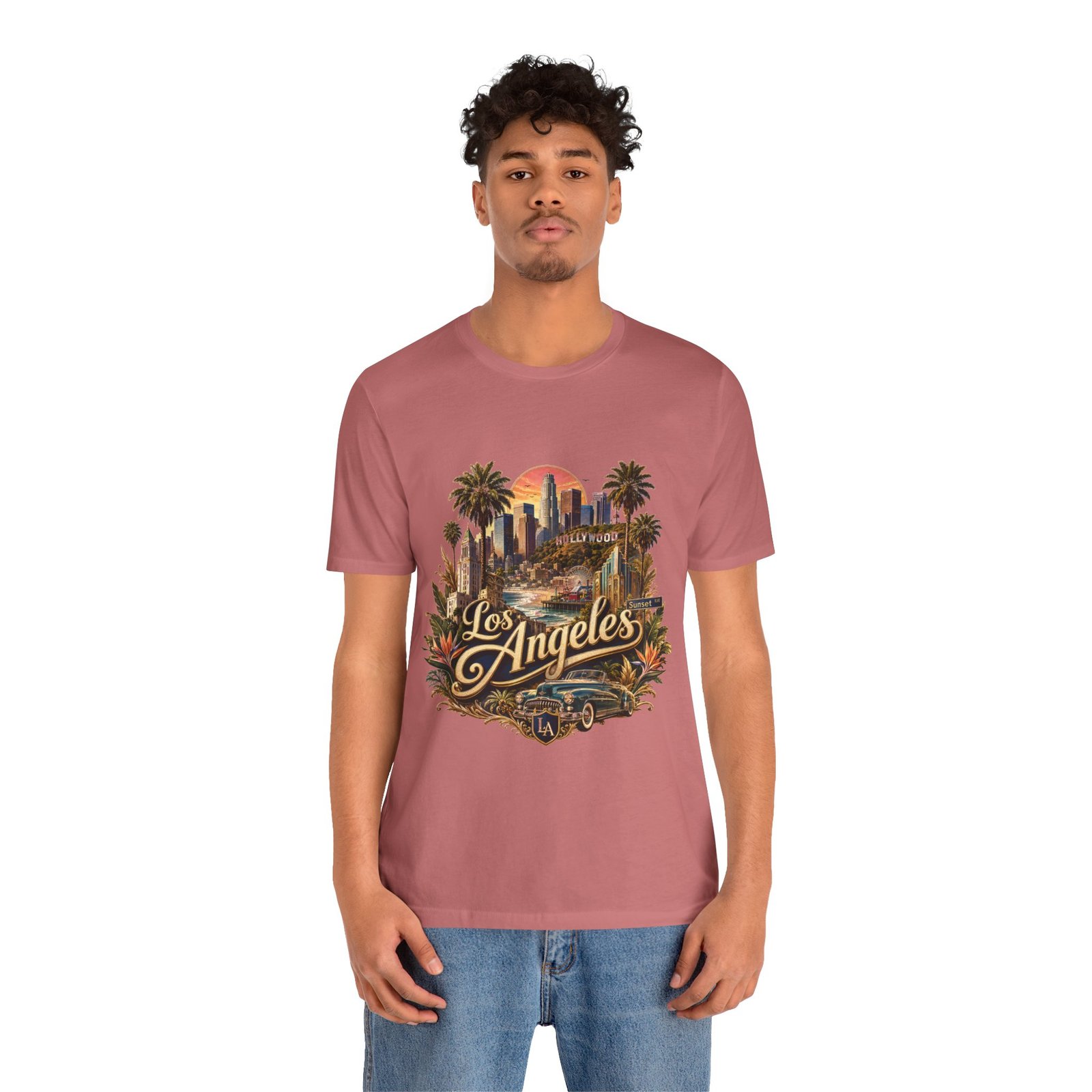 Los Angeles Vintage Skyline Tee — Retro Hollywood LA City T-Shirt - Image 14