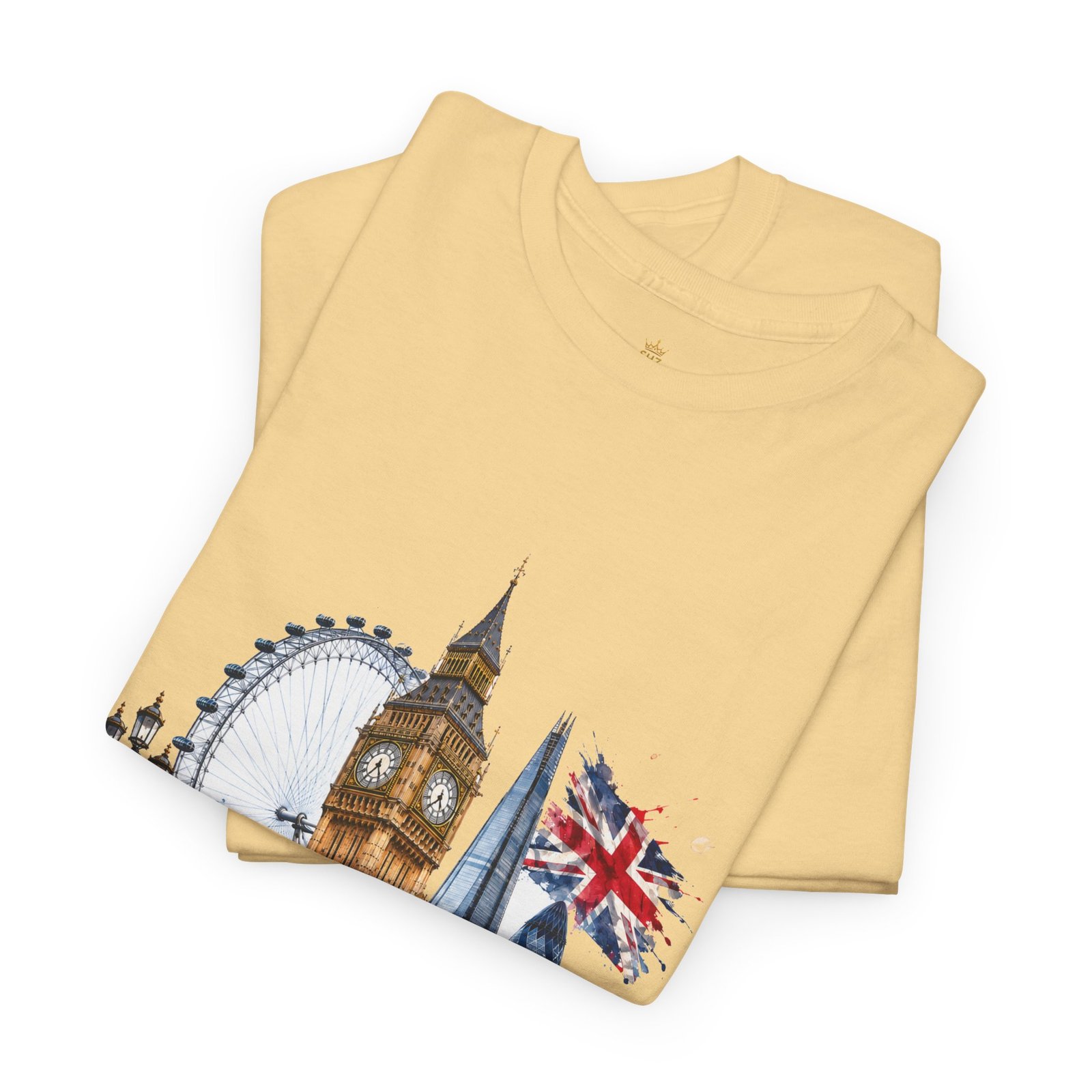 London Cityscape T‑Shirt — Big Ben, London Eye & Union Jack Graphic Tee - Image 51