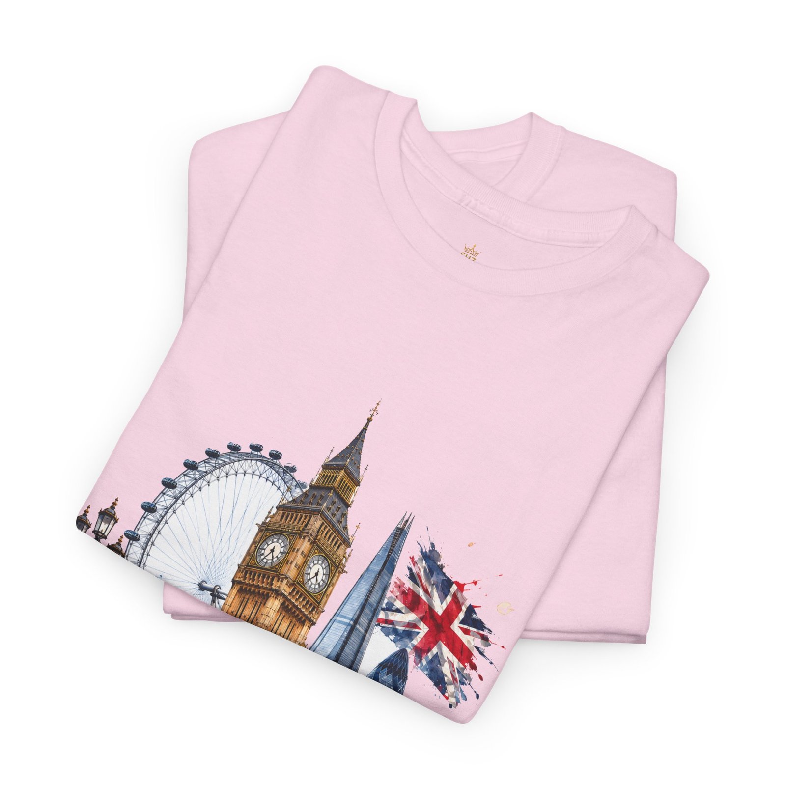 London Cityscape T‑Shirt — Big Ben, London Eye & Union Jack Graphic Tee - Image 27