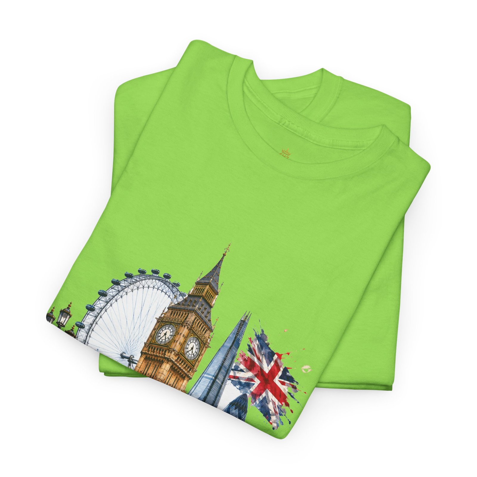 London Cityscape T‑Shirt — Big Ben, London Eye & Union Jack Graphic Tee - Image 99