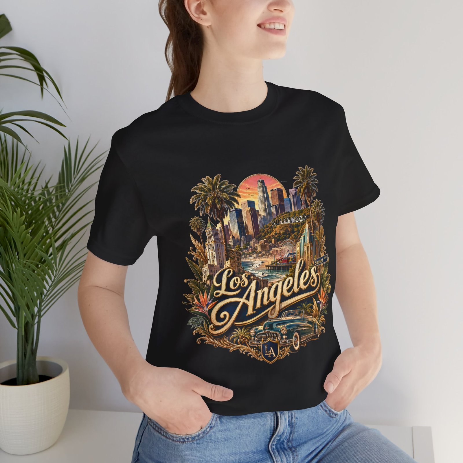 Los Angeles Vintage Skyline Tee — Retro Hollywood LA City T-Shirt - Image 39