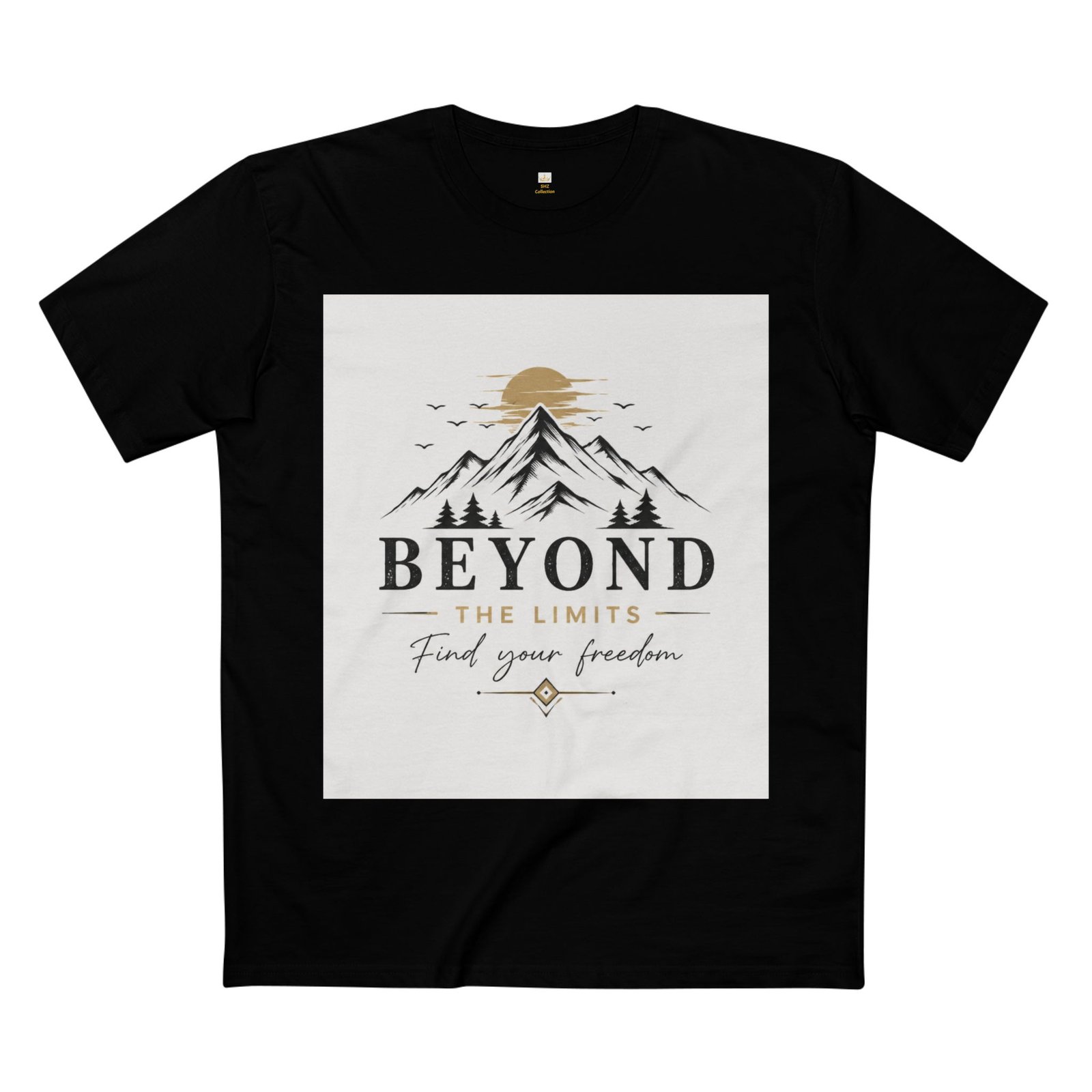 Beyond the Limits Mountain T-Shirt — "Find Your Freedom" Adventure Tee - Image 5