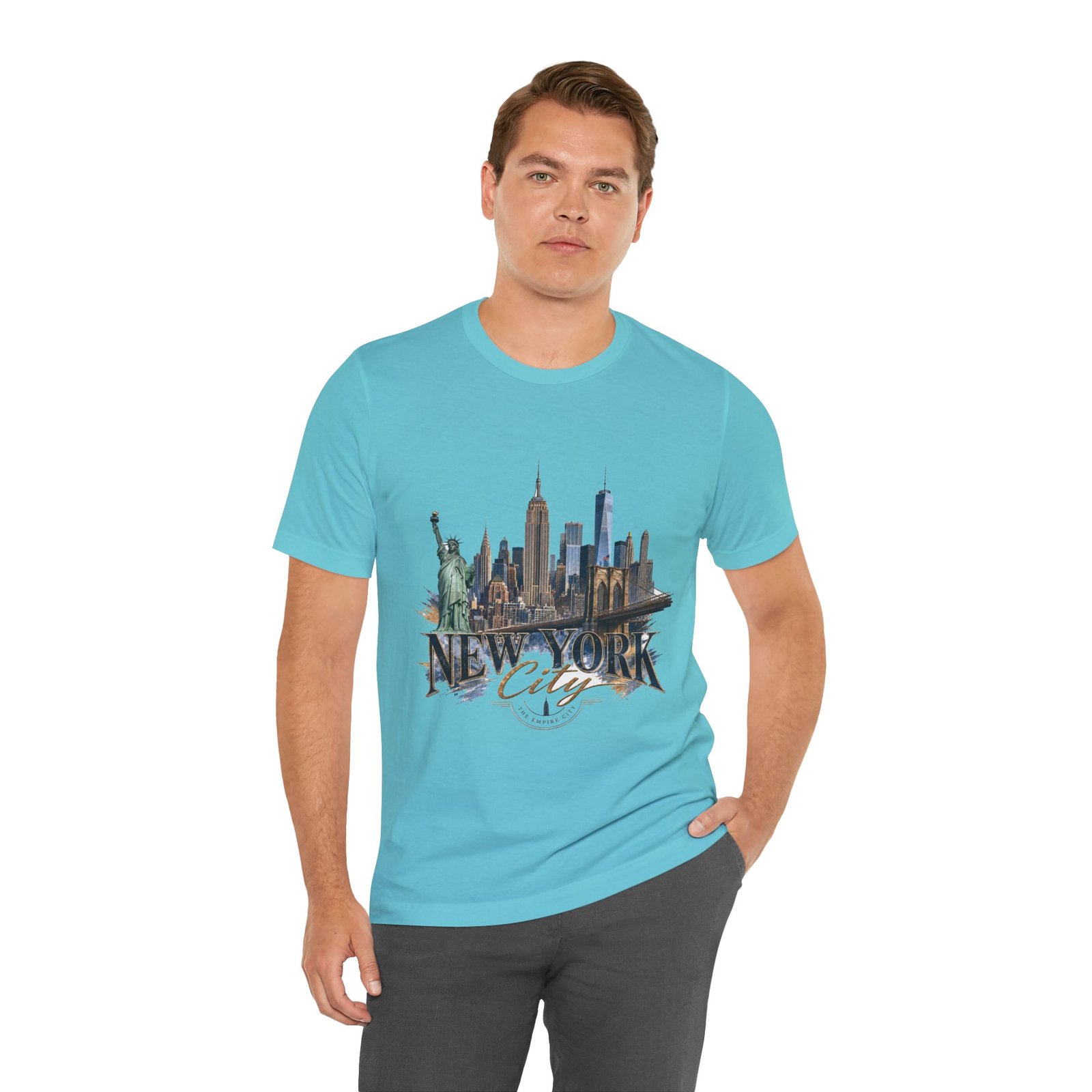 New York City Skyline Tee — Vintage Statue of Liberty & Manhattan Graphic T‑Shirt - Image 61