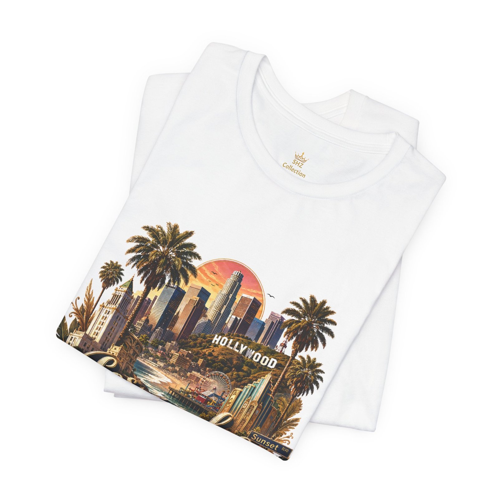 Los Angeles Vintage Skyline Tee — Retro Hollywood LA City T-Shirt - Image 19