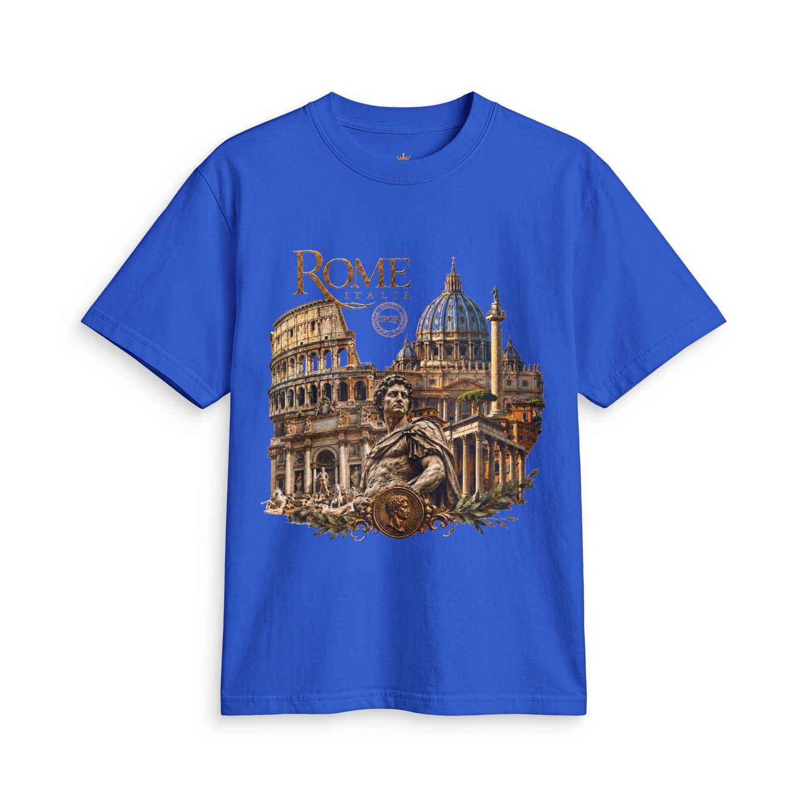 Rome Italy Vintage Architecture T-Shirt — Colosseum & St. Peter’s Basilica Travel Tee - Image 15
