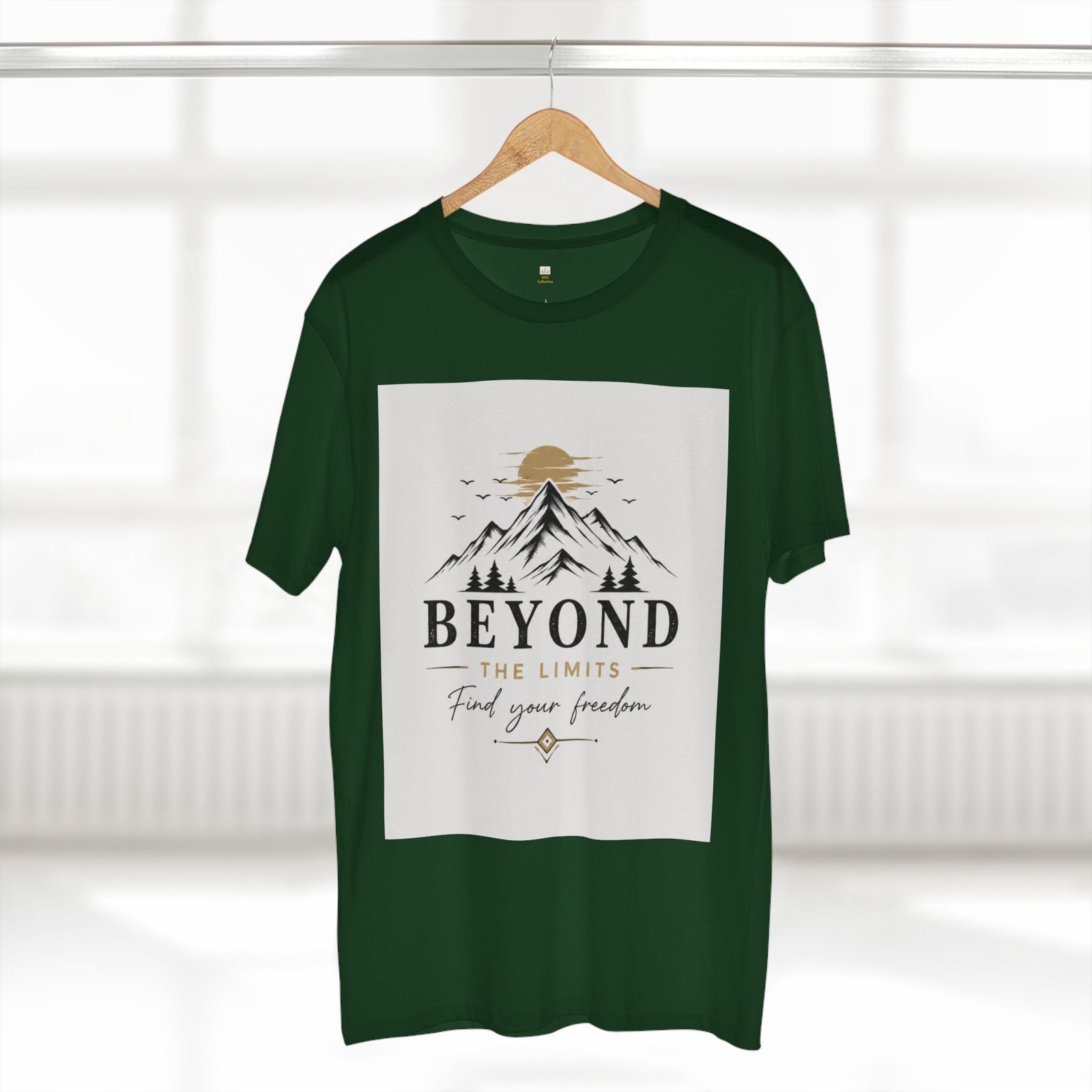 Beyond the Limits Mountain T-Shirt — "Find Your Freedom" Adventure Tee - Image 28
