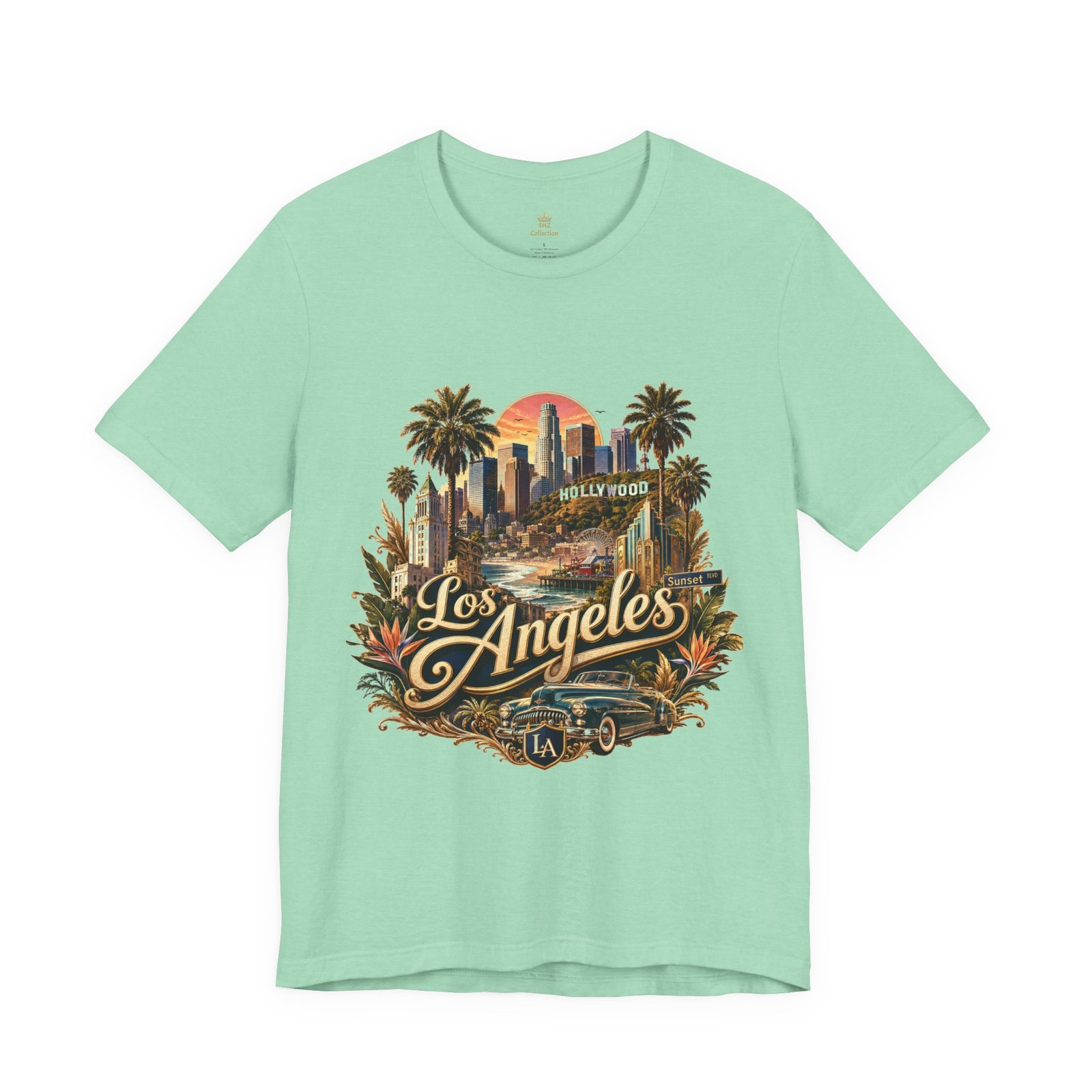 Los Angeles Vintage Skyline Tee — Retro Hollywood LA City T-Shirt - Image 49