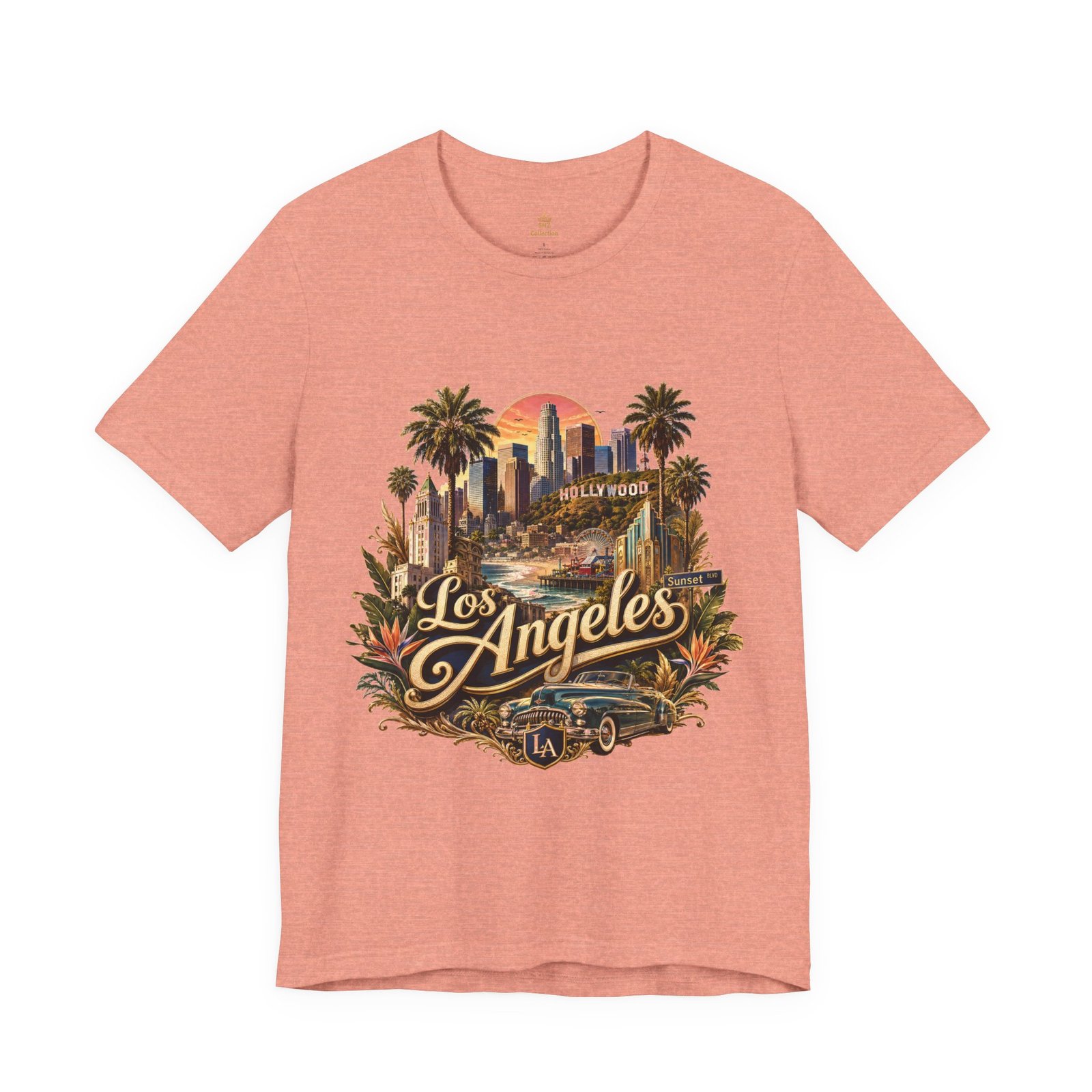 Los Angeles Vintage Skyline Tee — Retro Hollywood LA City T-Shirt - Image 41
