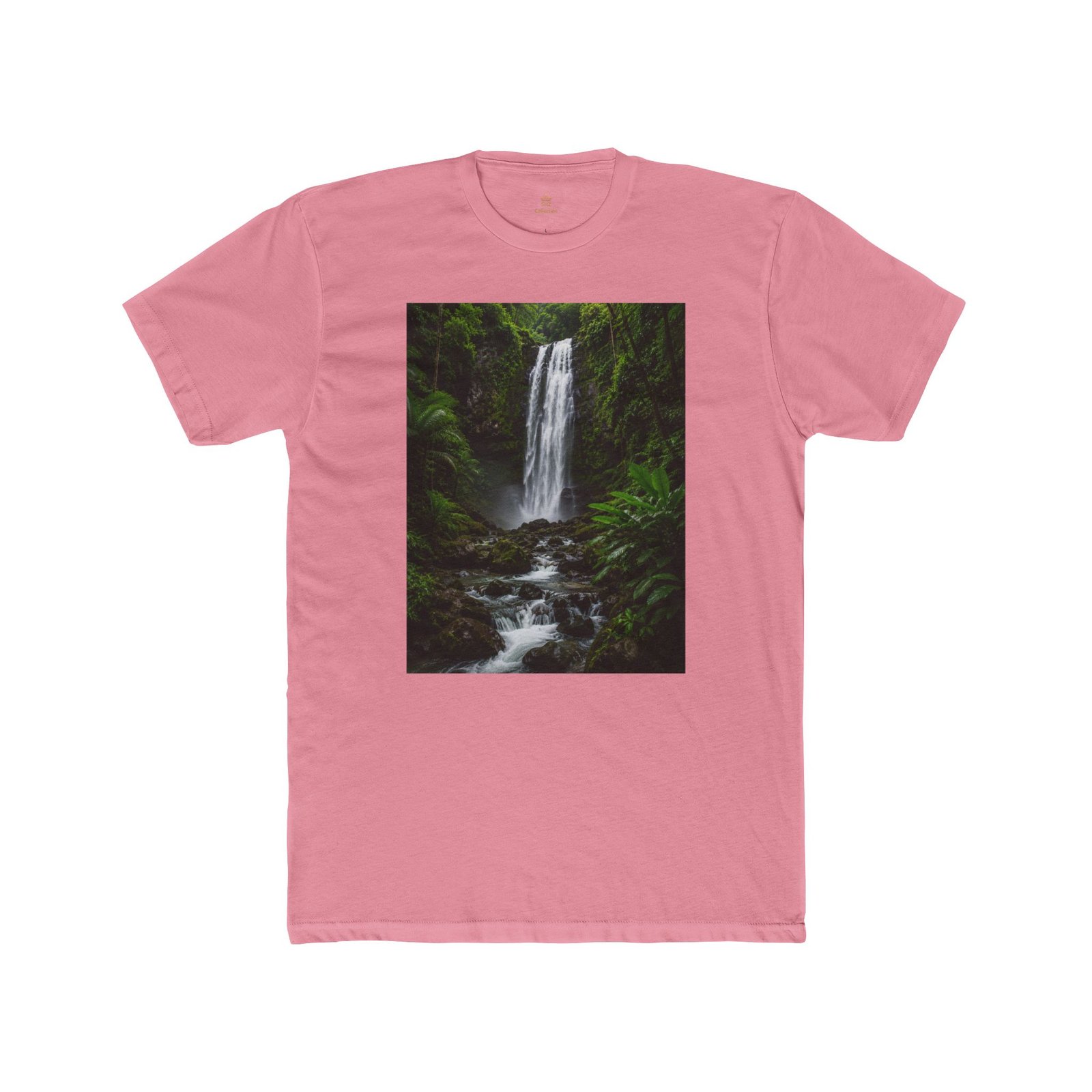 Waterfall Photo T‑Shirt — Forest Cascade Nature Tee - Image 16