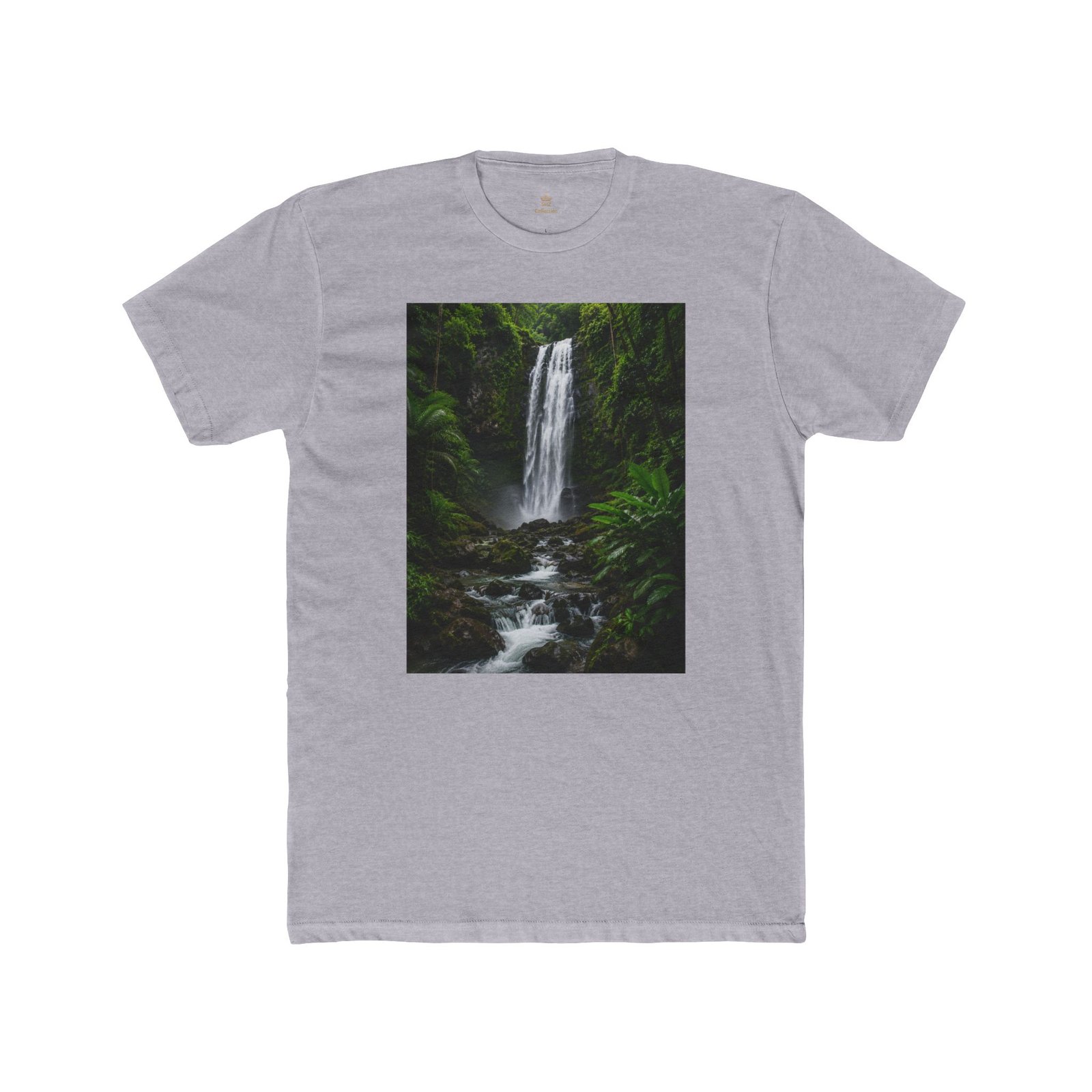 Waterfall Photo T‑Shirt — Forest Cascade Nature Tee - Image 10