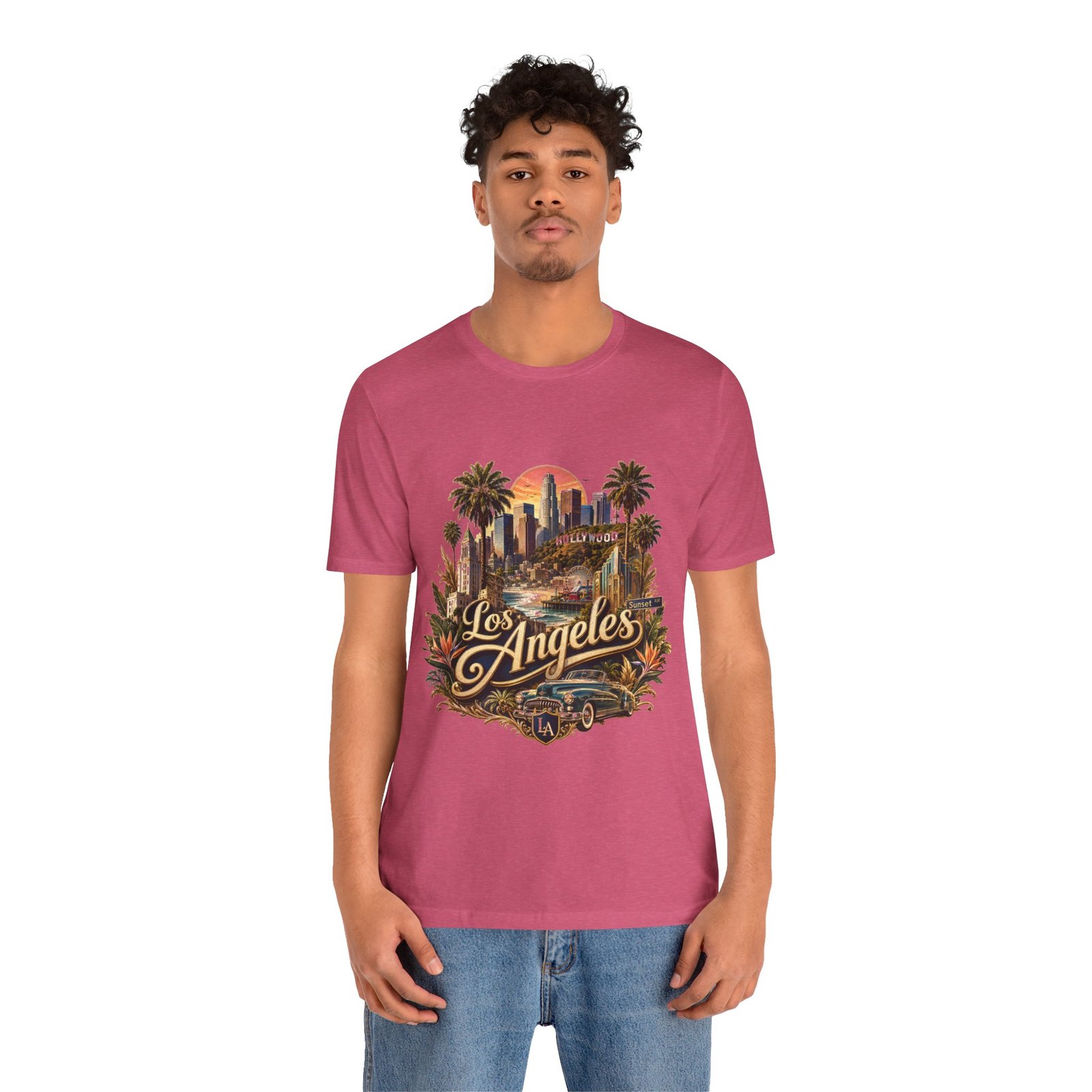 Los Angeles Vintage Skyline Tee — Retro Hollywood LA City T-Shirt - Image 30