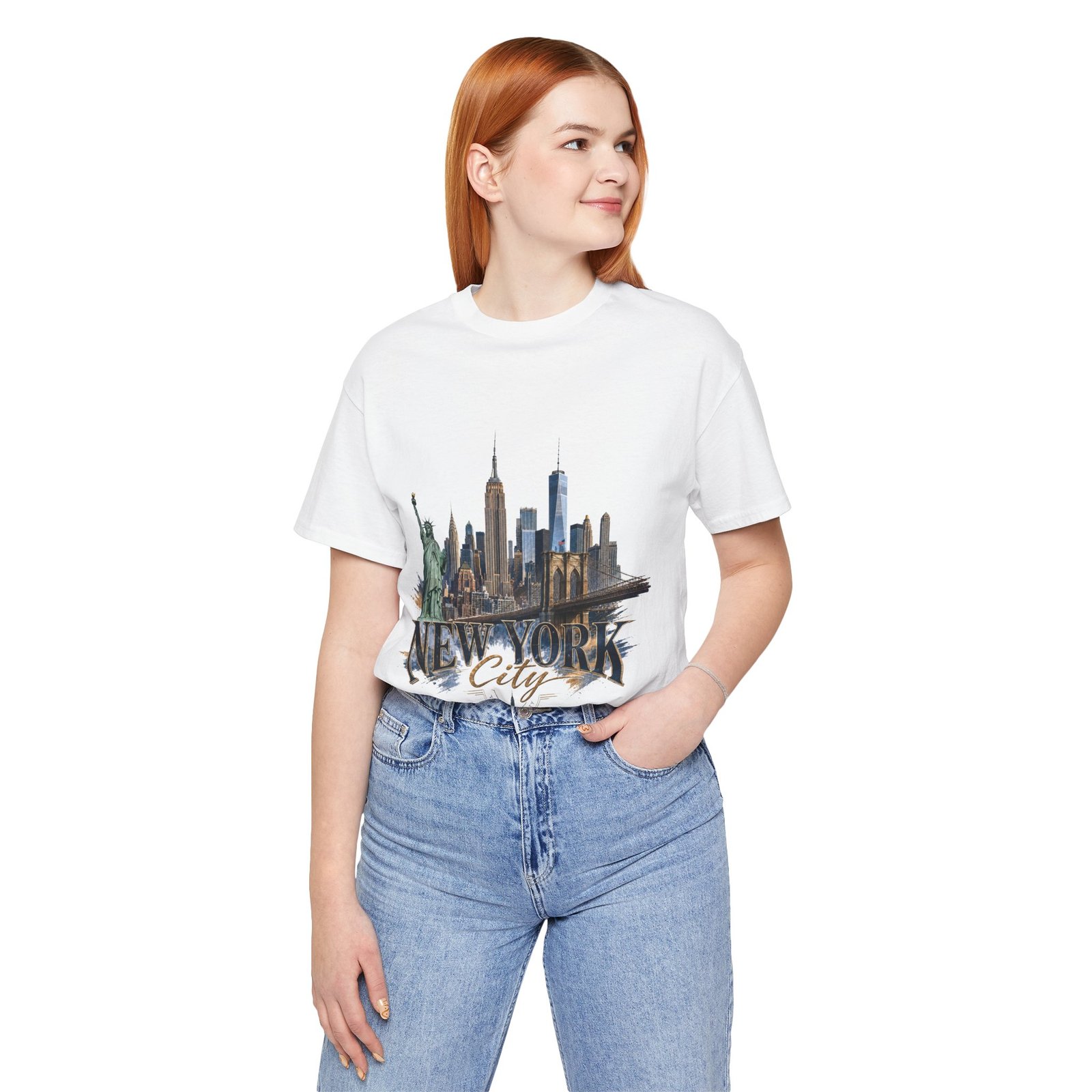 New York City Skyline Tee — Vintage Statue of Liberty & Manhattan Graphic T‑Shirt - Image 27