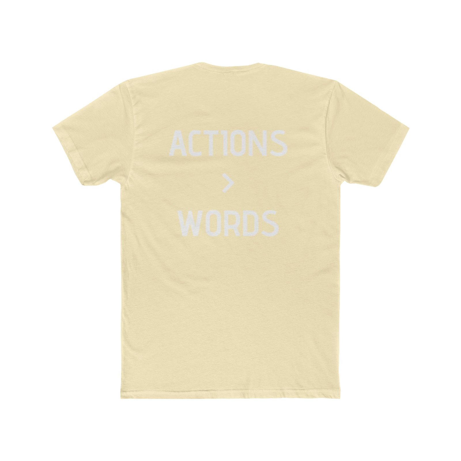 My Life Graphic Tee — "Actions > Words" Motivational Cotton T-Shirt - Image 14
