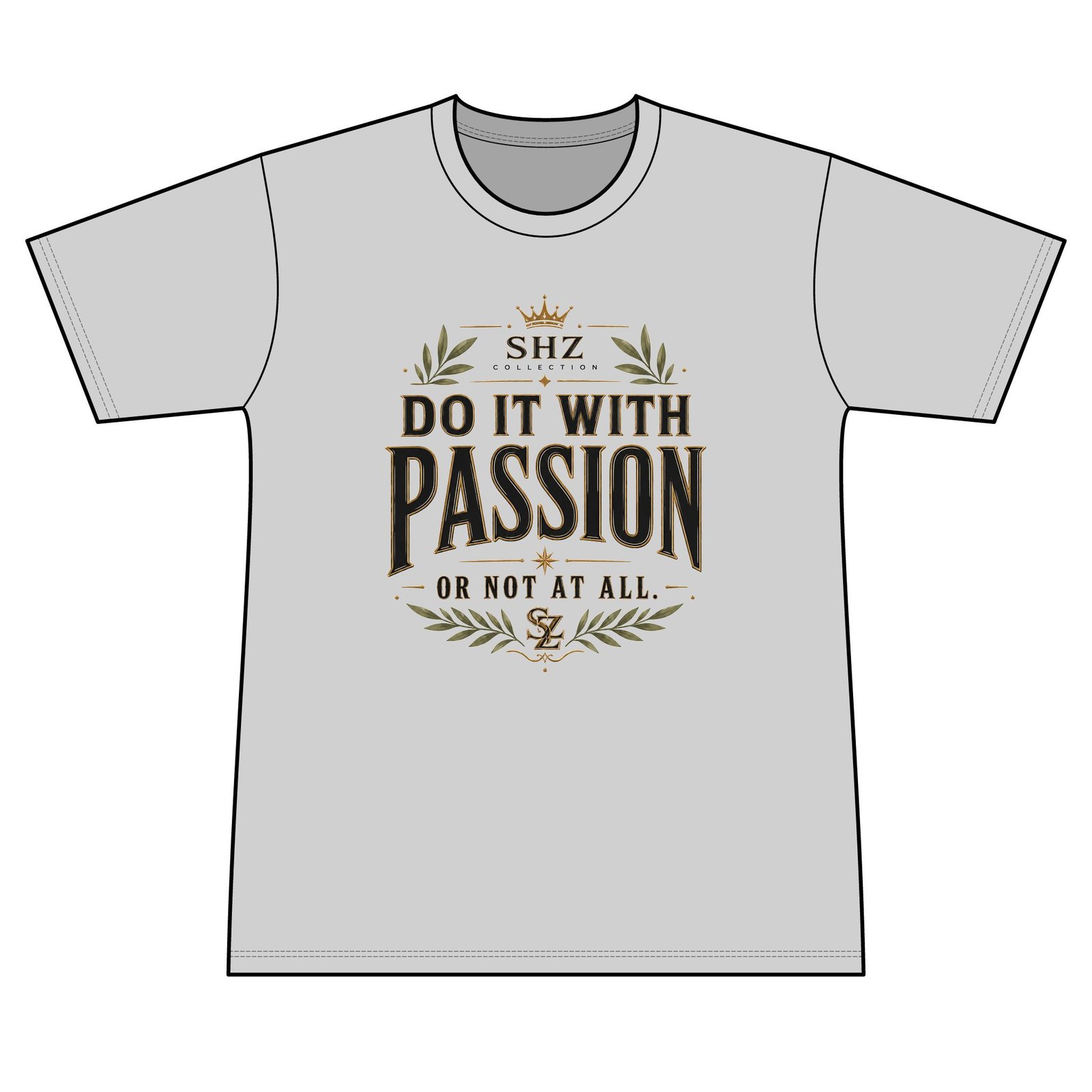 Do It With Passion T-Shirt — Motivational Men's Short Sleeve Tee - Image 3