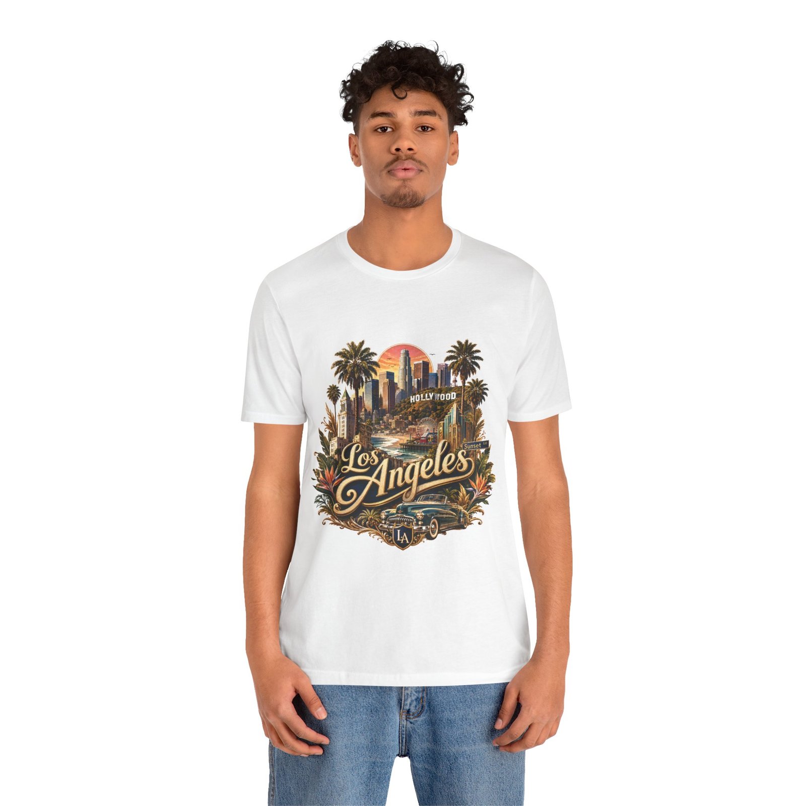 Los Angeles Vintage Skyline Tee — Retro Hollywood LA City T-Shirt - Image 22