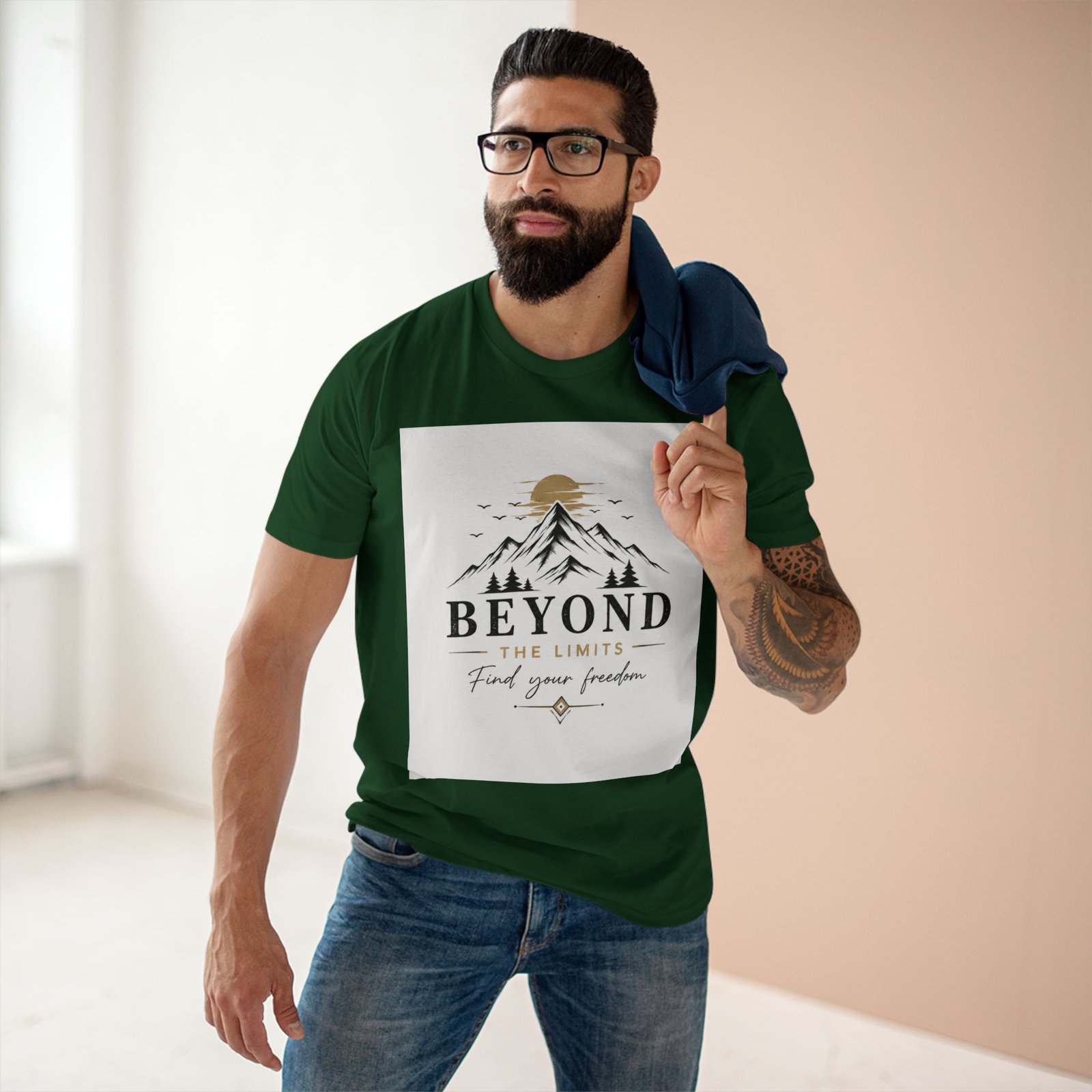 Beyond the Limits Mountain T-Shirt — "Find Your Freedom" Adventure Tee - Image 27