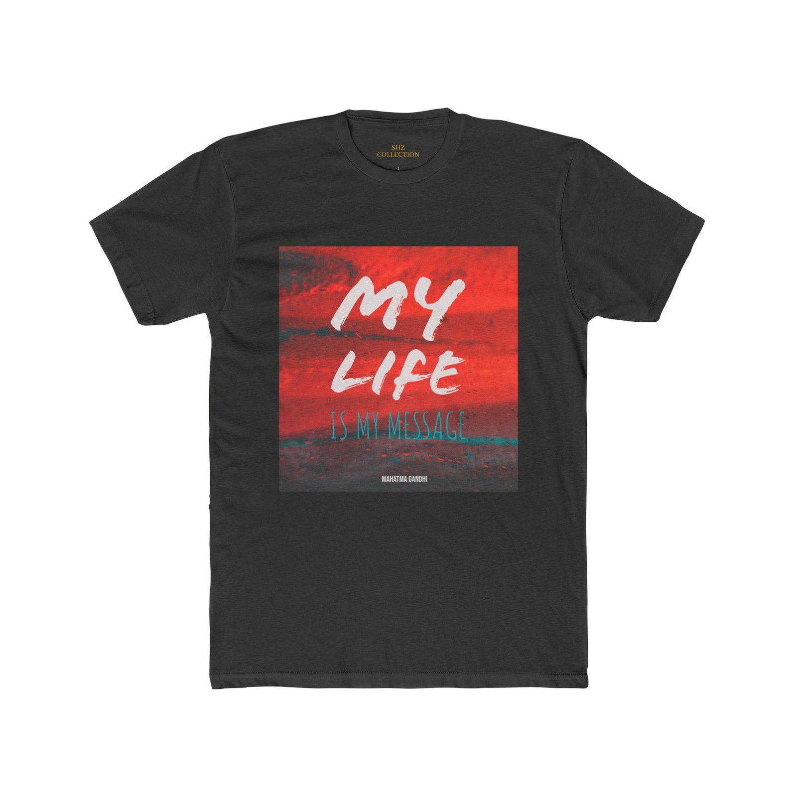My Life Graphic Tee — "Actions > Words" Motivational Cotton T-Shirt