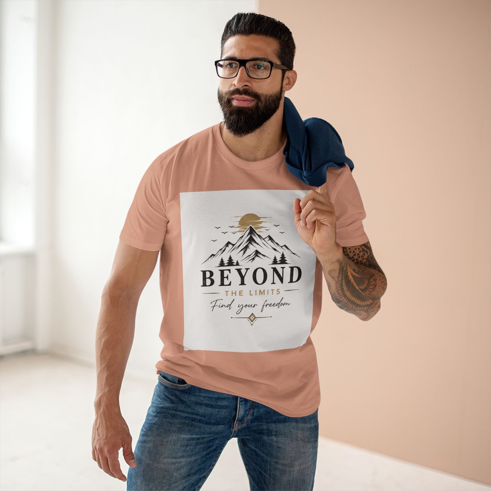 Beyond the Limits Mountain T-Shirt — "Find Your Freedom" Adventure Tee - Image 15
