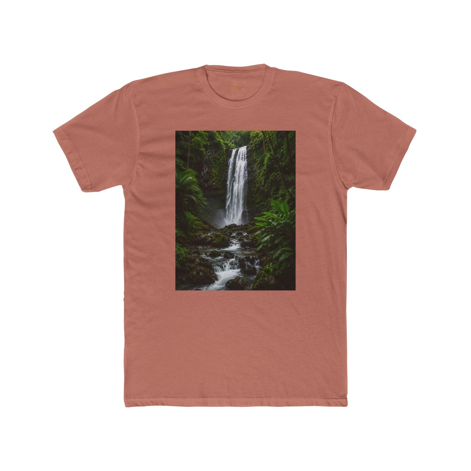 Waterfall Photo T‑Shirt — Forest Cascade Nature Tee - Image 31