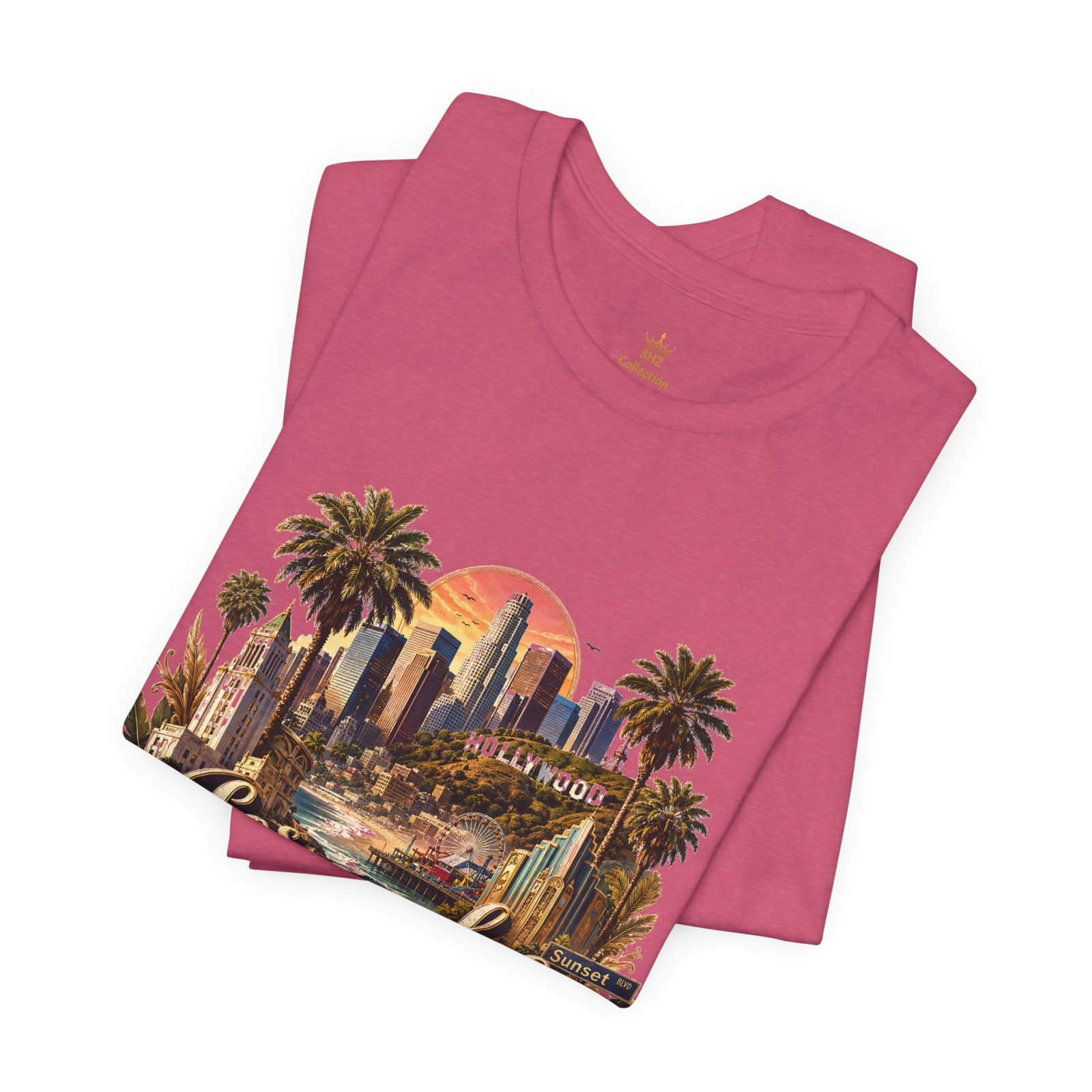 Los Angeles Vintage Skyline Tee — Retro Hollywood LA City T-Shirt - Image 27
