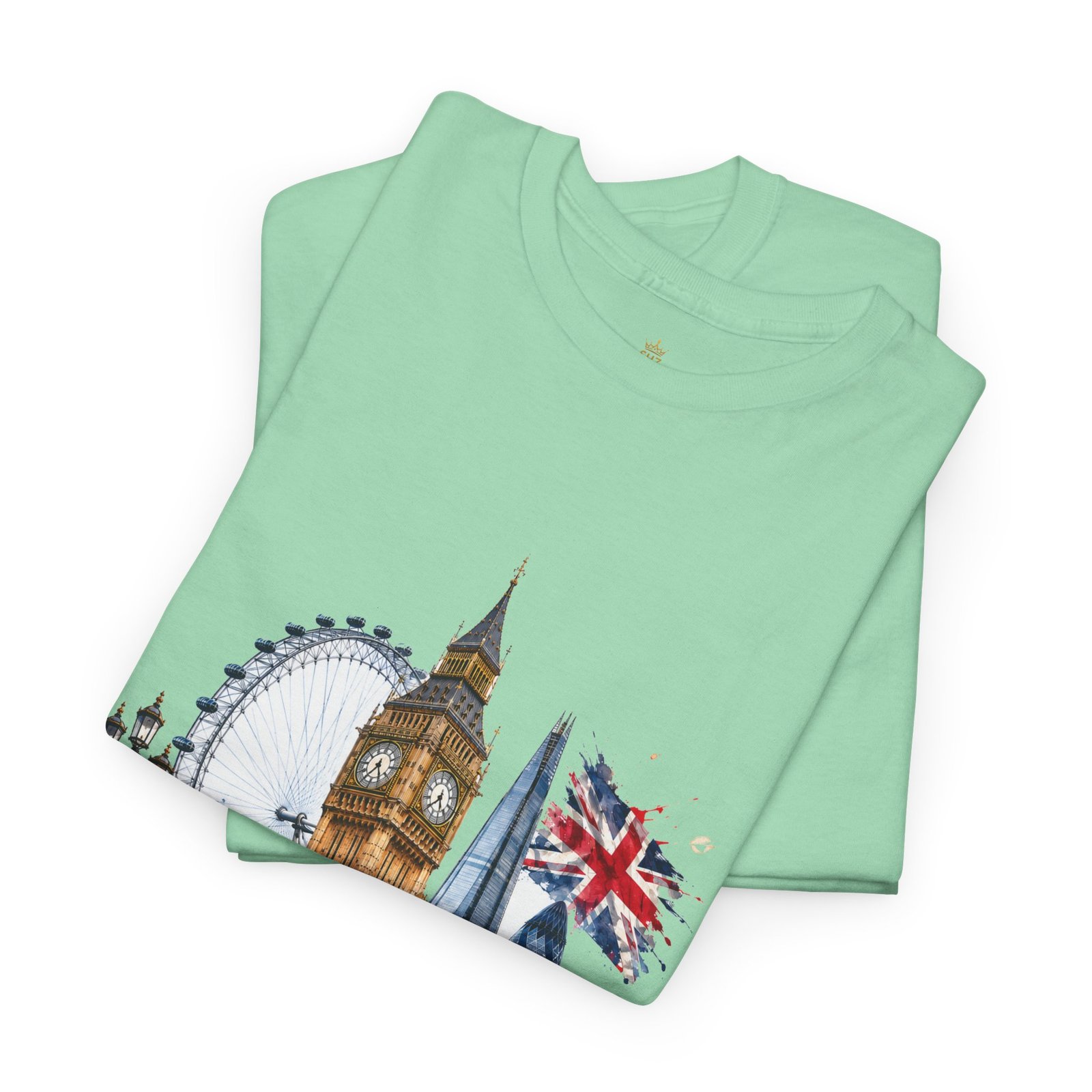 London Cityscape T‑Shirt — Big Ben, London Eye & Union Jack Graphic Tee - Image 75