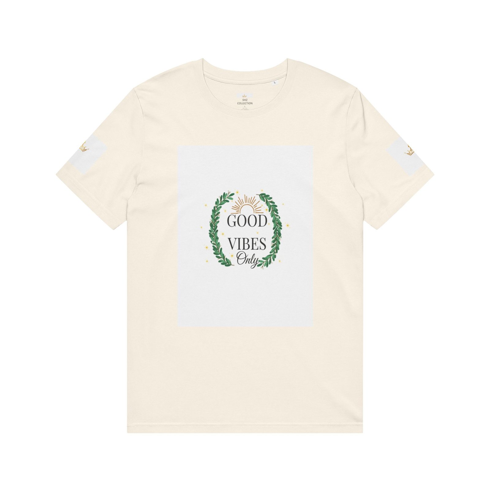 Good Vibes Only Floral T-Shirt - Image 3
