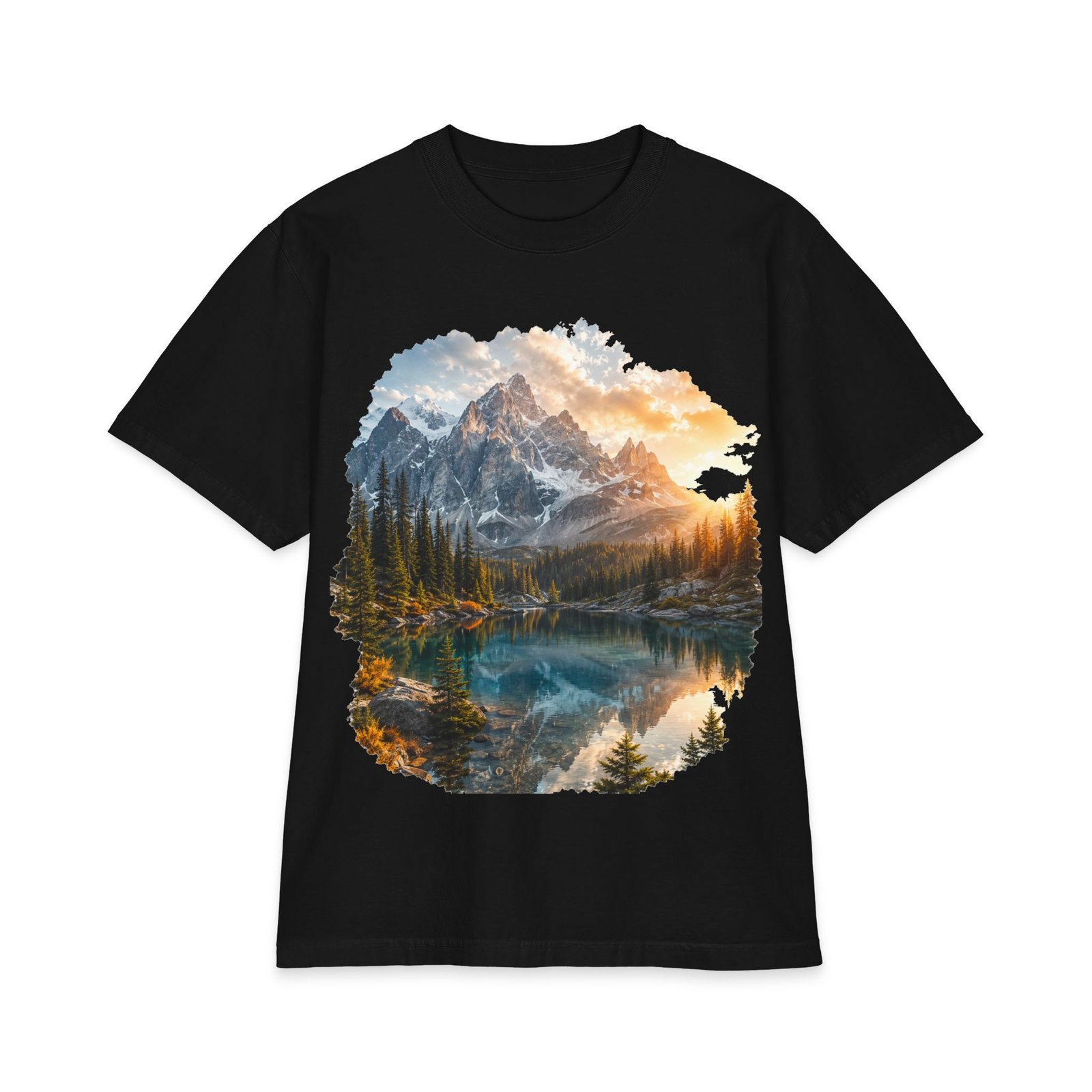 Mountain Lake Sunrise T‑Shirt