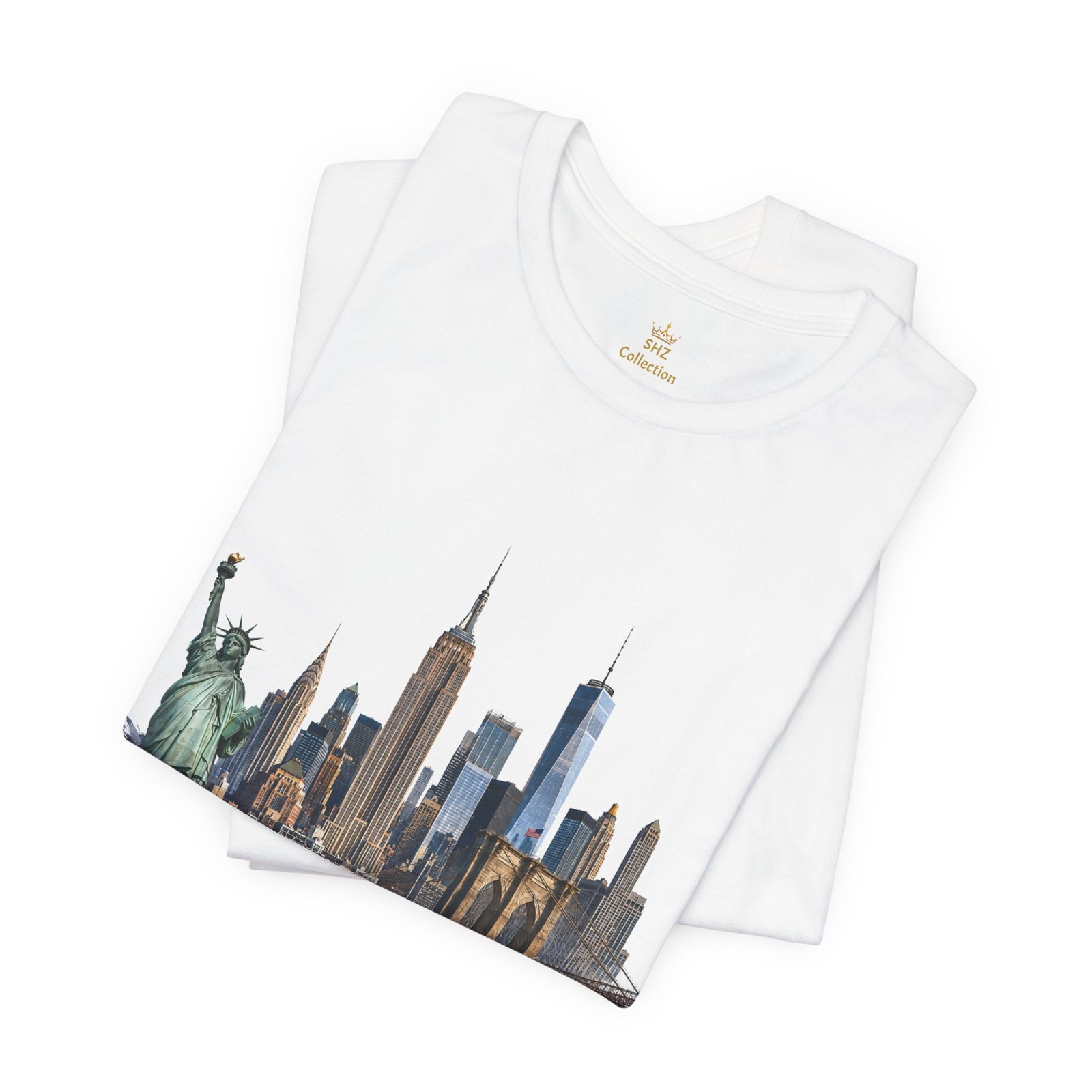 New York City Skyline Tee — Vintage Statue of Liberty & Manhattan Graphic T‑Shirt - Image 24