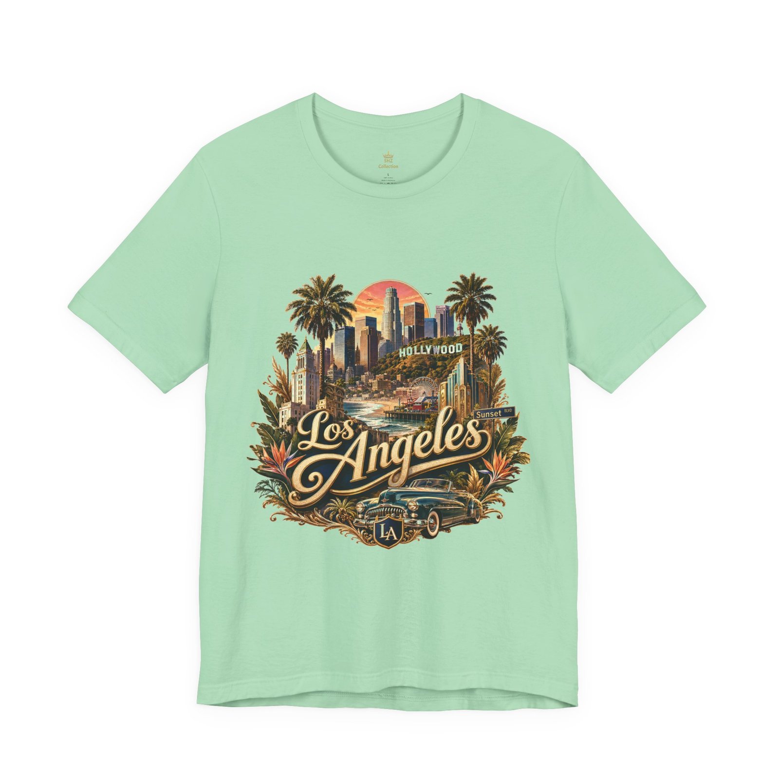 Los Angeles Vintage Skyline Tee — Retro Hollywood LA City T-Shirt - Image 57
