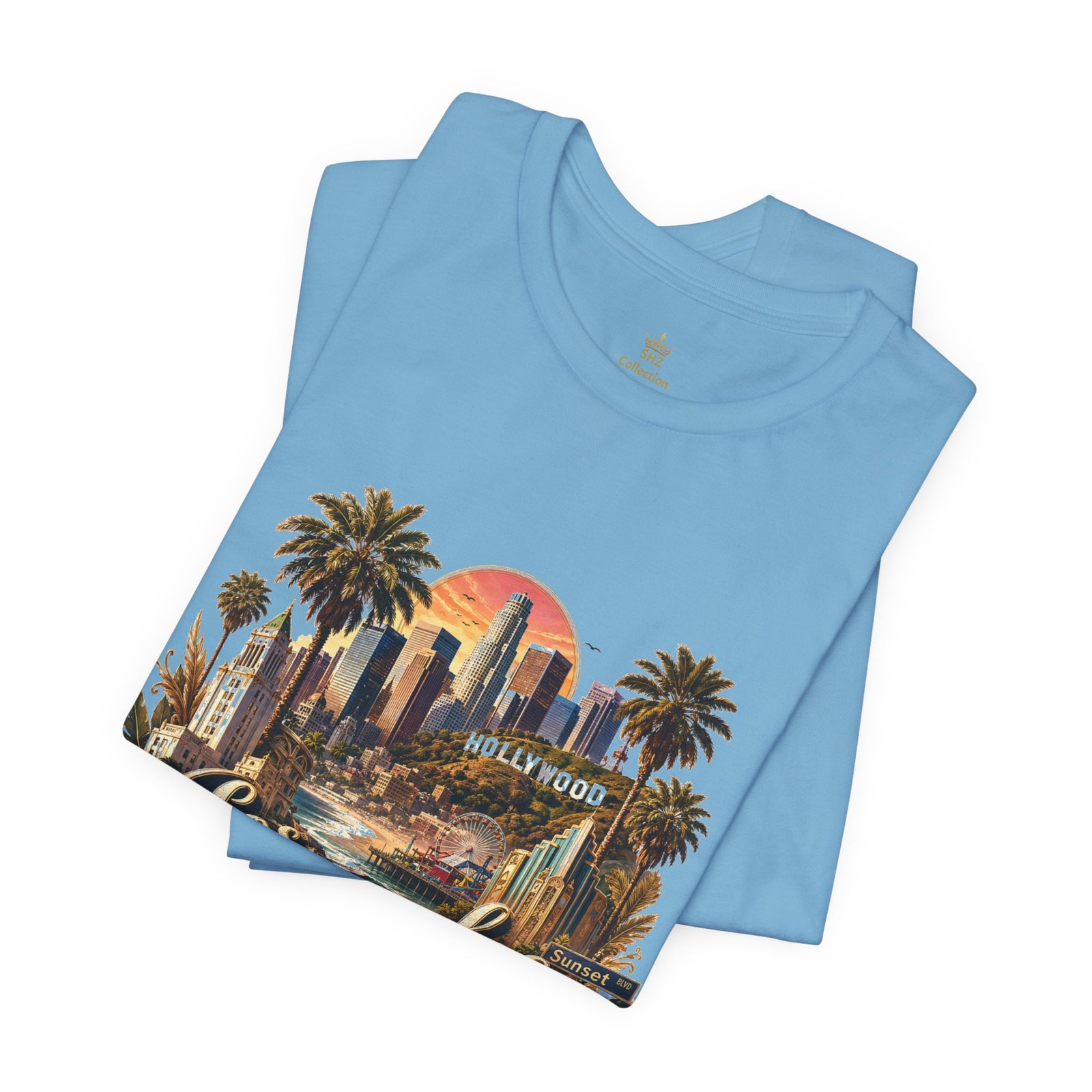Los Angeles Vintage Skyline Tee — Retro Hollywood LA City T-Shirt - Image 67